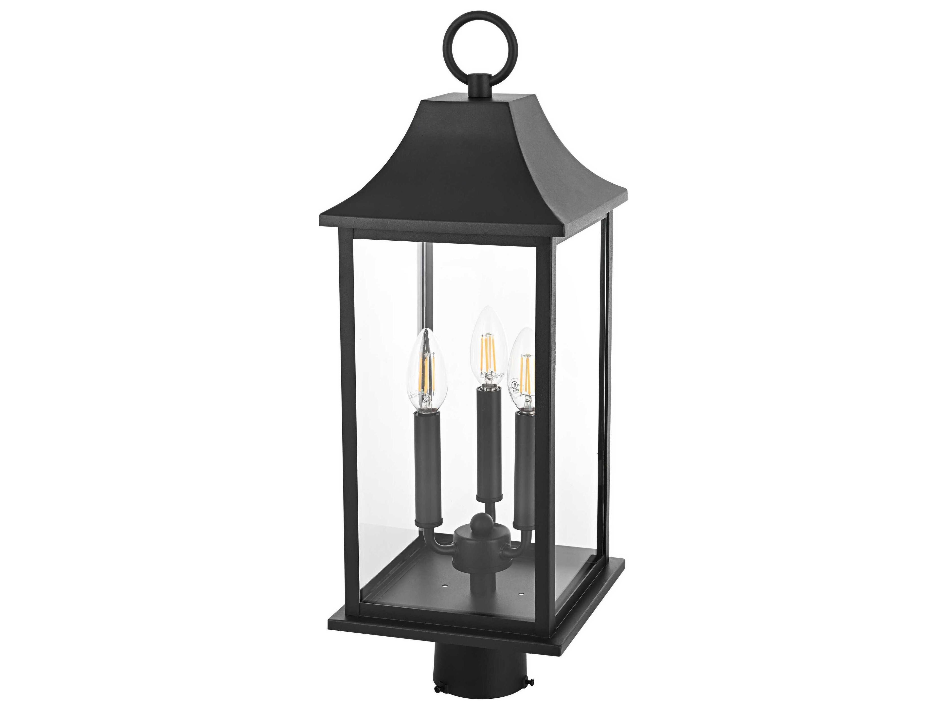 Elegant Lighting Shepard 3-Light Outdoor Post Light