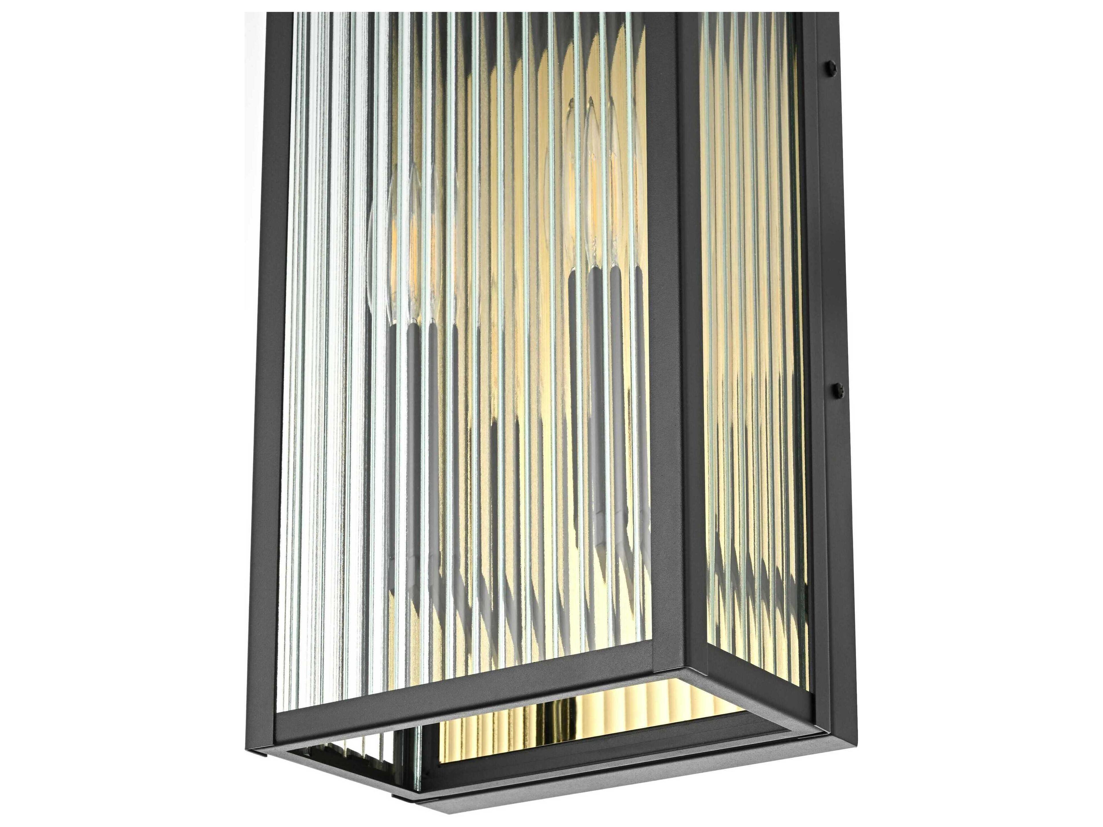 Elegant Lighting Kannon 2-Light Outdoor Wall Light