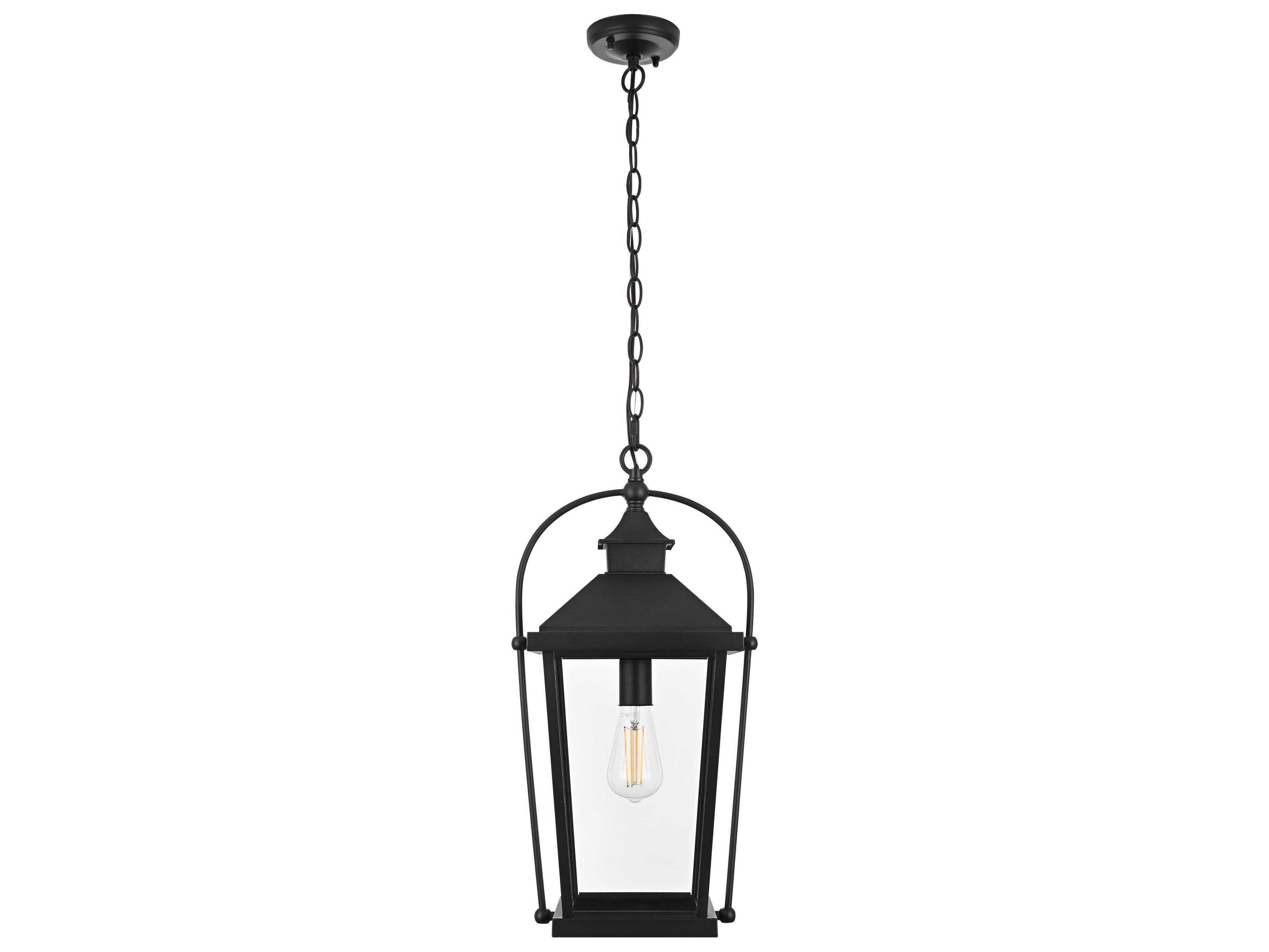 Elegant Lighting Luz 1-Light Outdoor Hanging Light