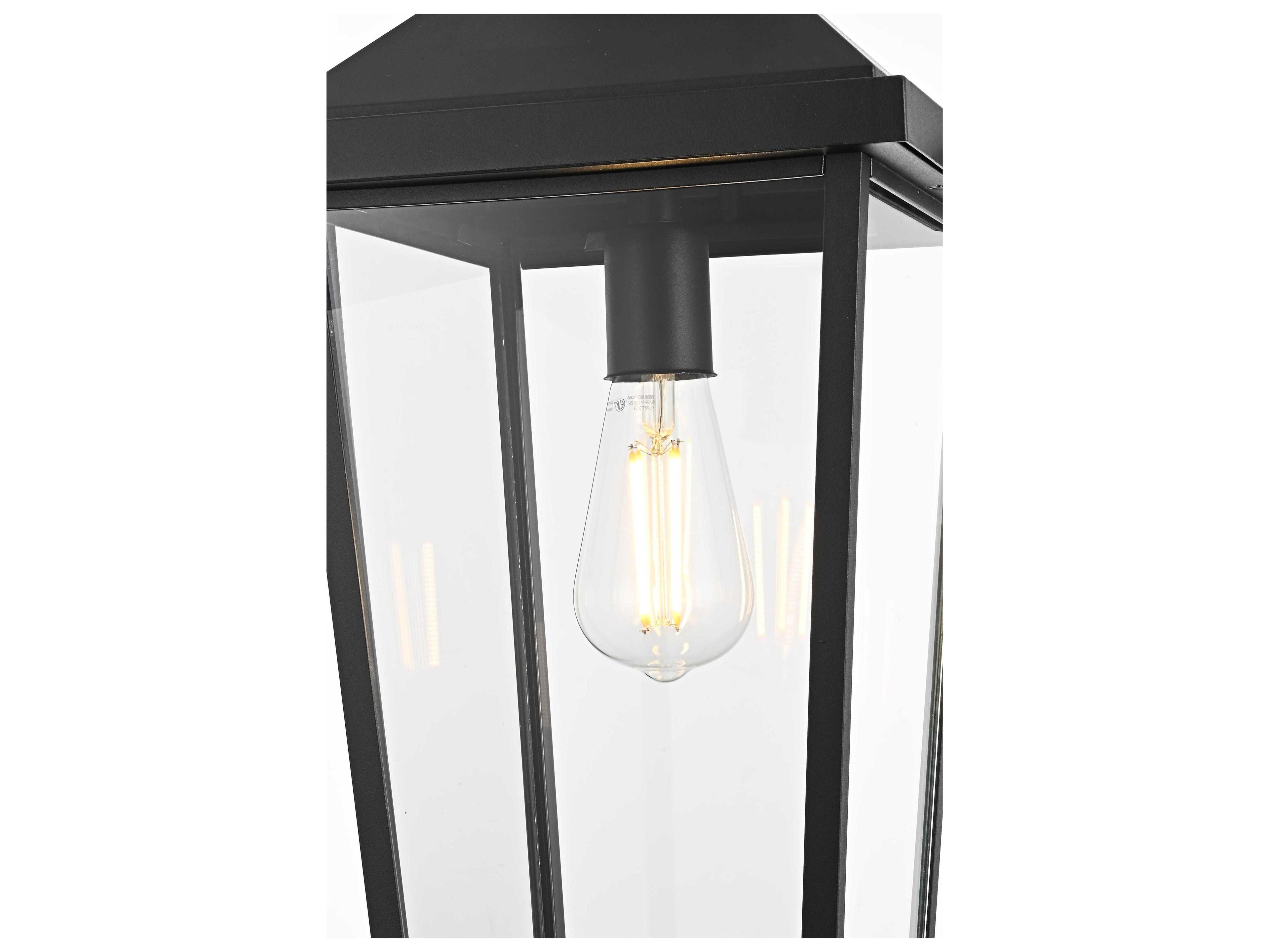 Elegant Lighting Luz 1-Light Outdoor Hanging Light