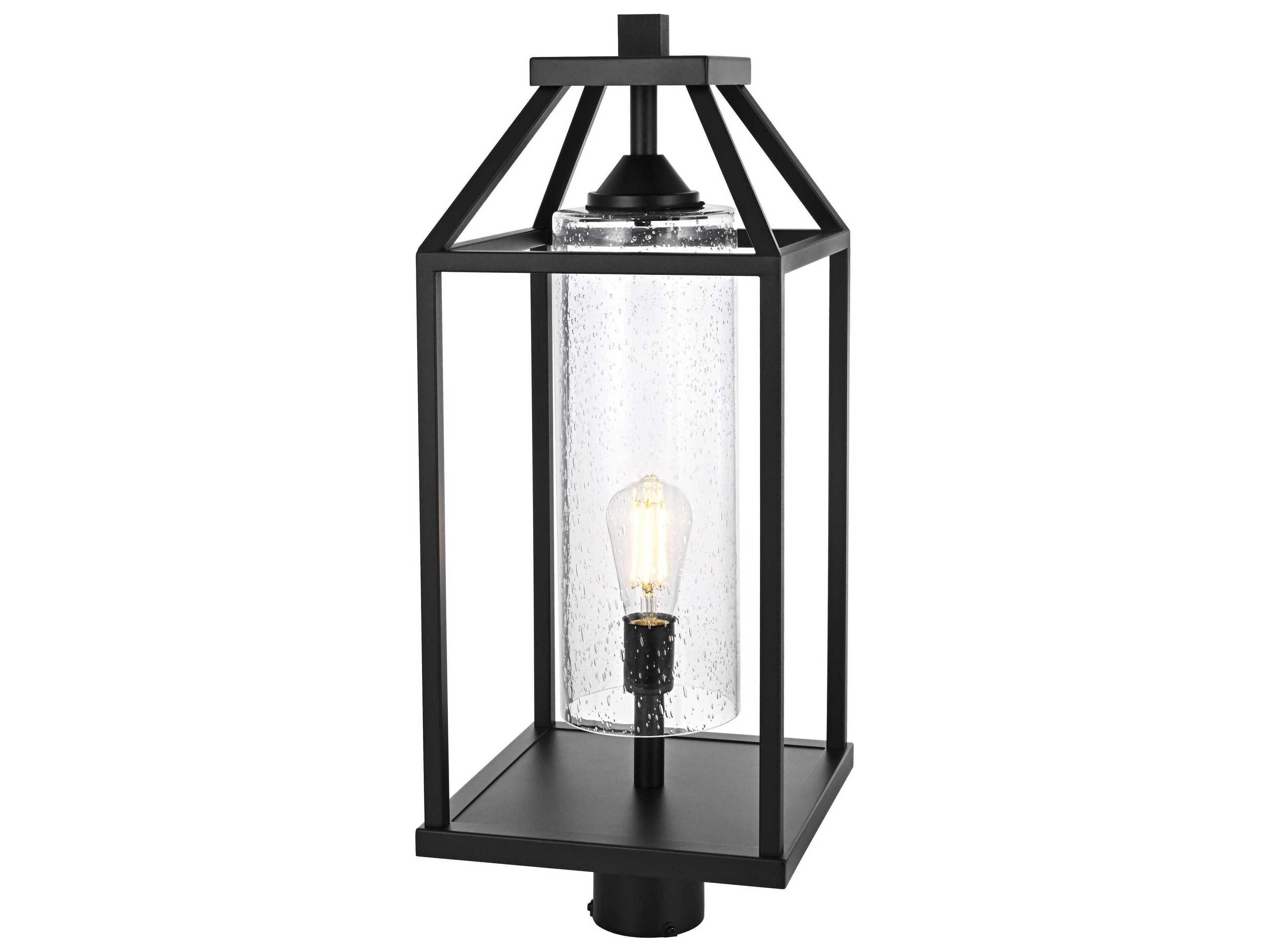 Elegant Lighting Zora 1-Light Outdoor Post Light