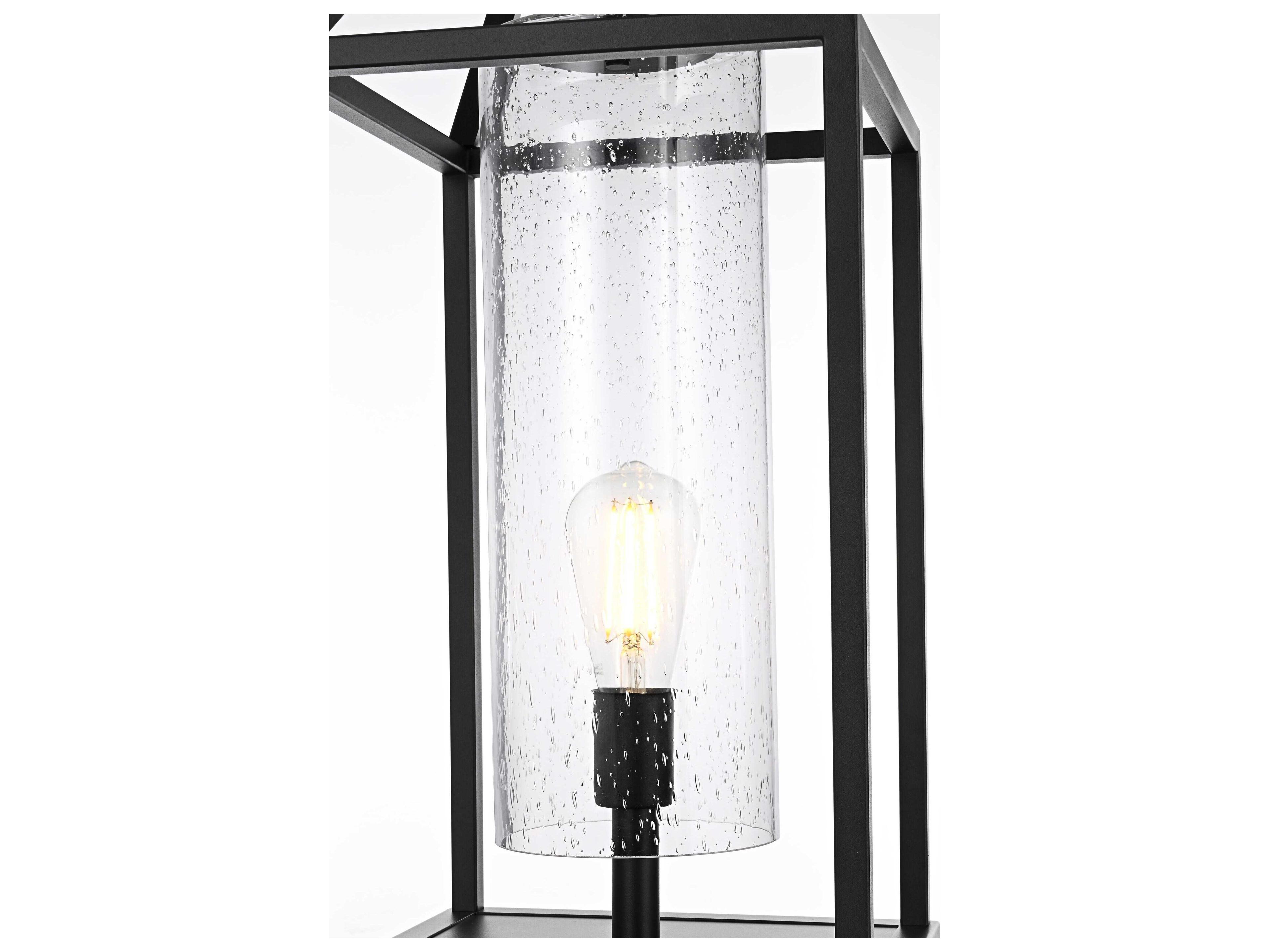 Elegant Lighting Zora 1-Light Outdoor Post Light