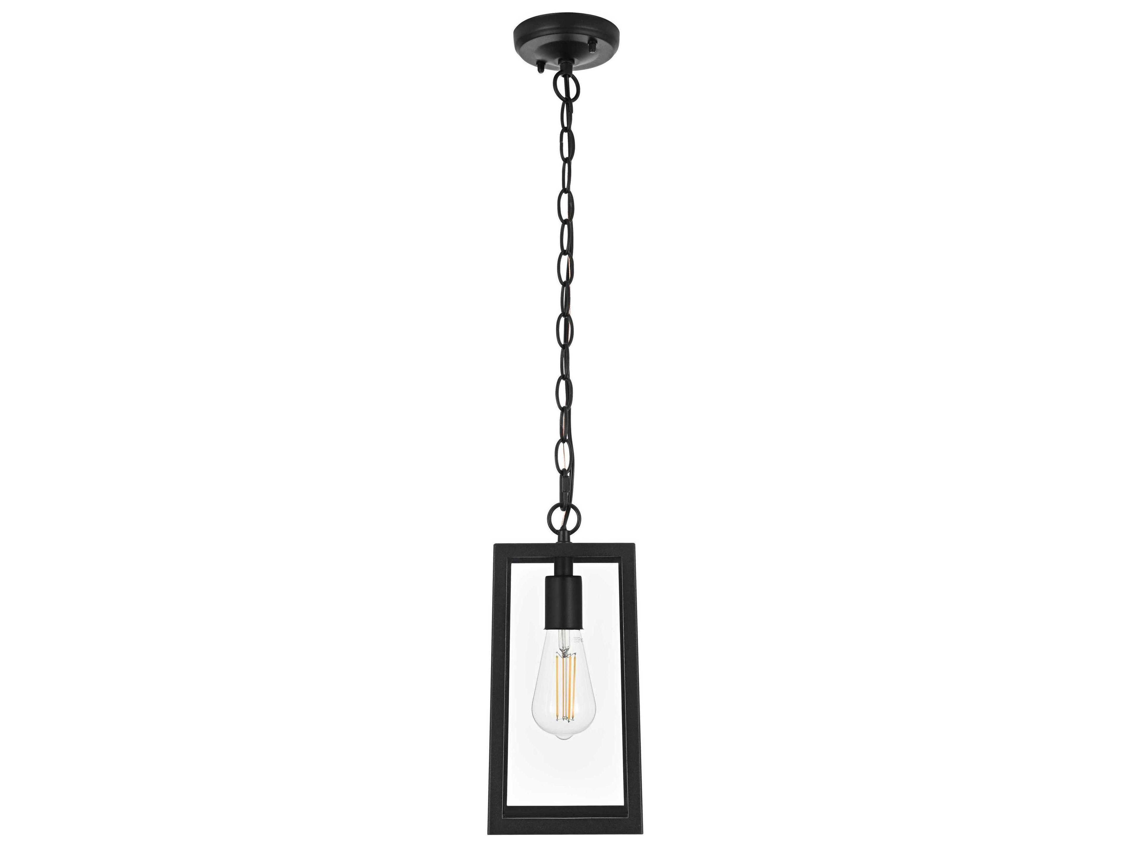 Elegant Lighting Veda 1-Light Outdoor Hanging Light
