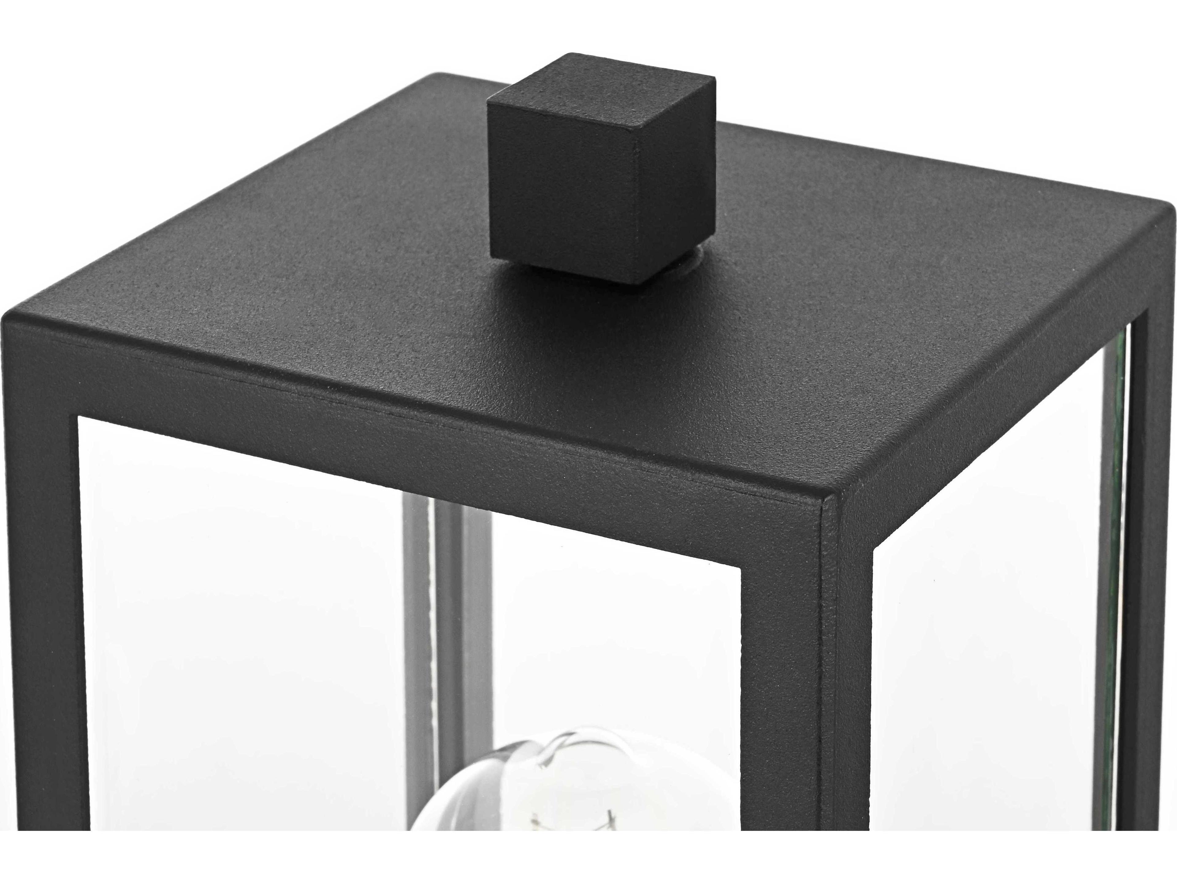 Elegant Lighting Veda 1-Light Outdoor Post Light