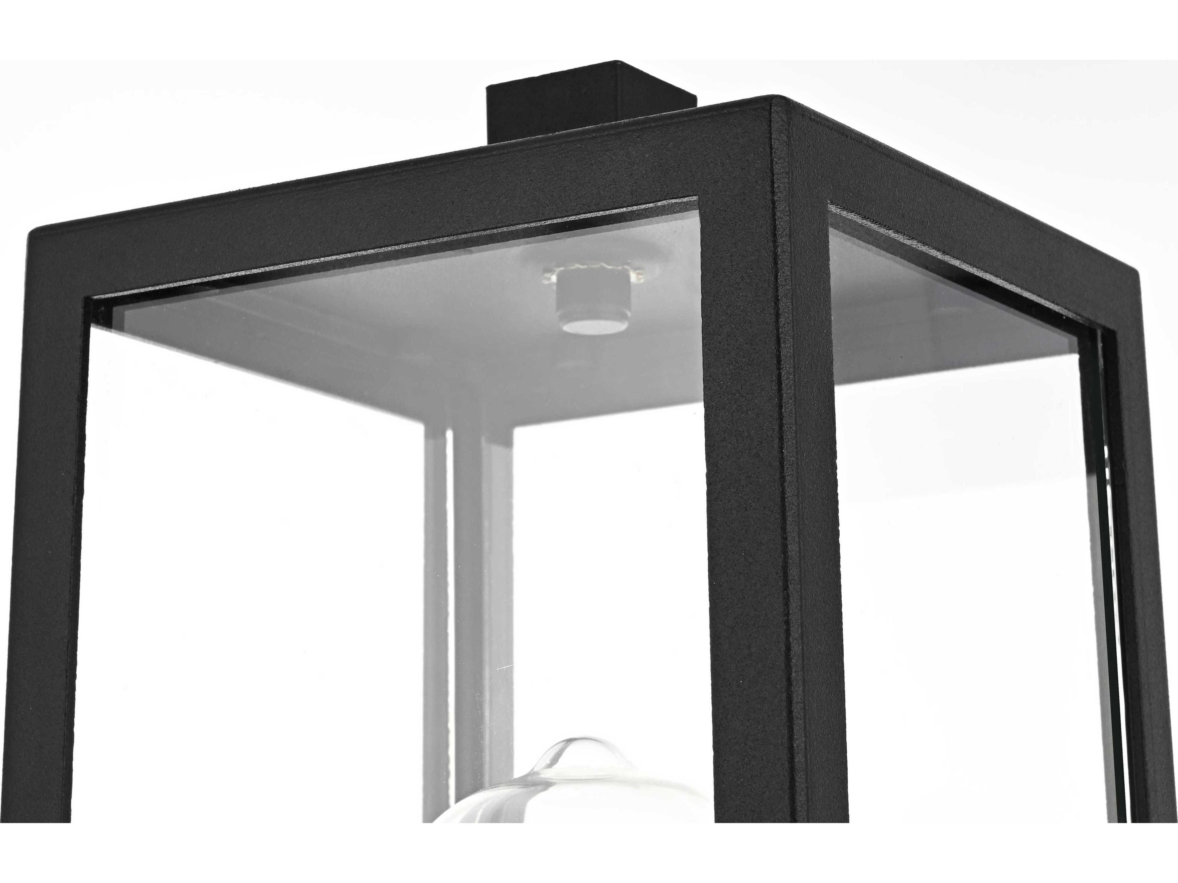 Elegant Lighting Veda 1-Light Outdoor Post Light