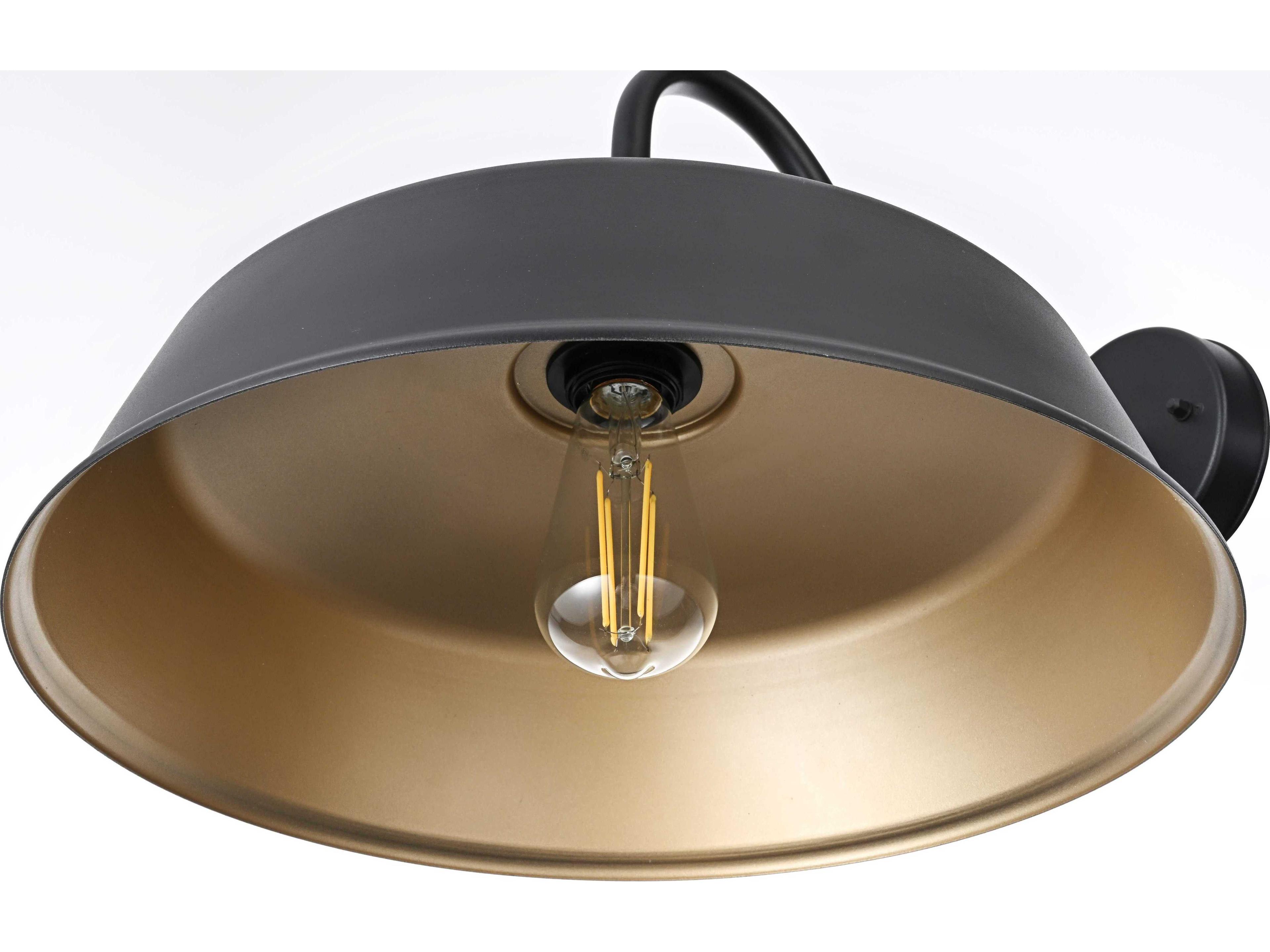 Elegant Lighting Tinsley 1-Light Outdoor Wall Light