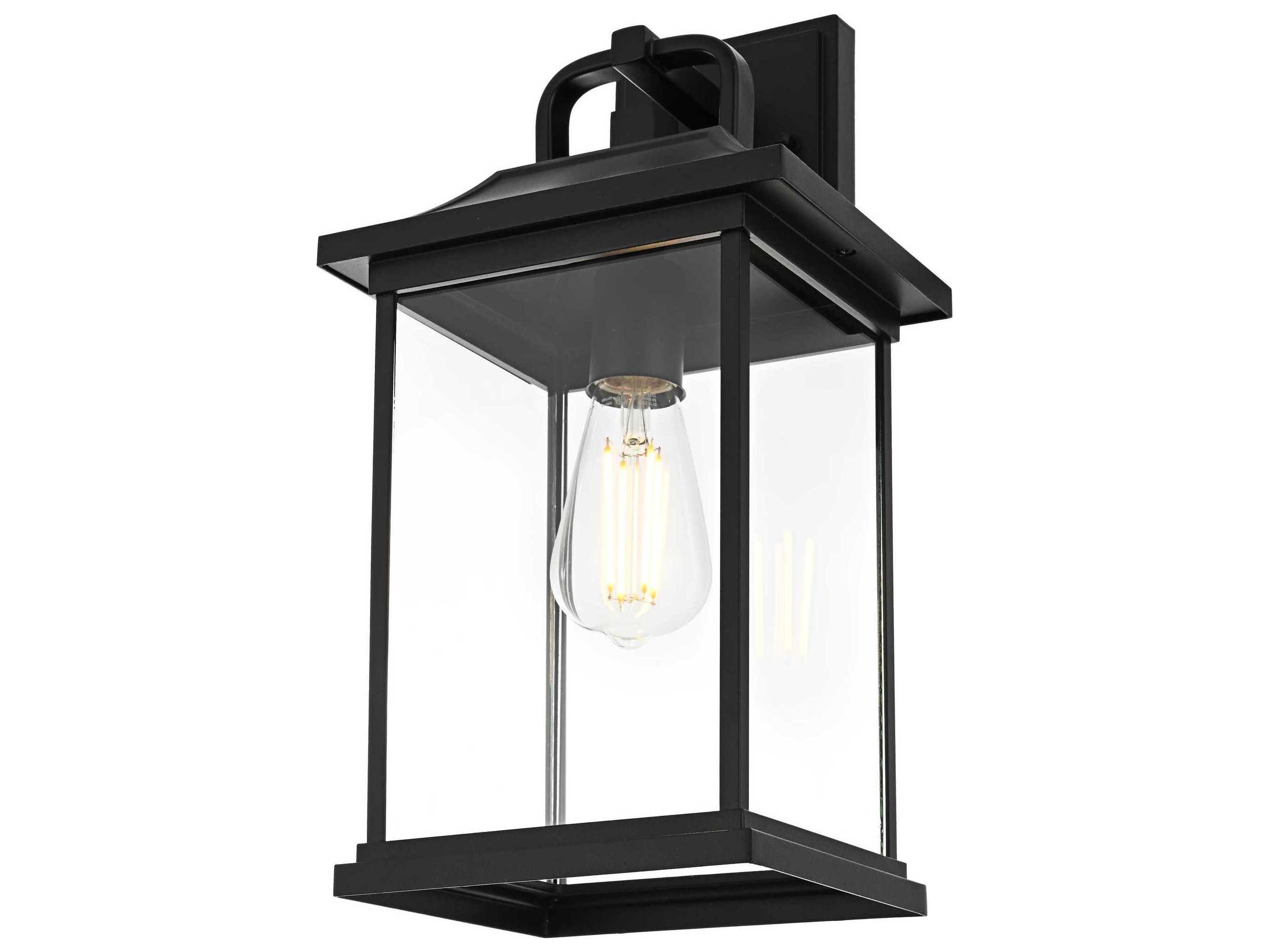 Elegant Lighting Saul 1-Light Outdoor Wall Light