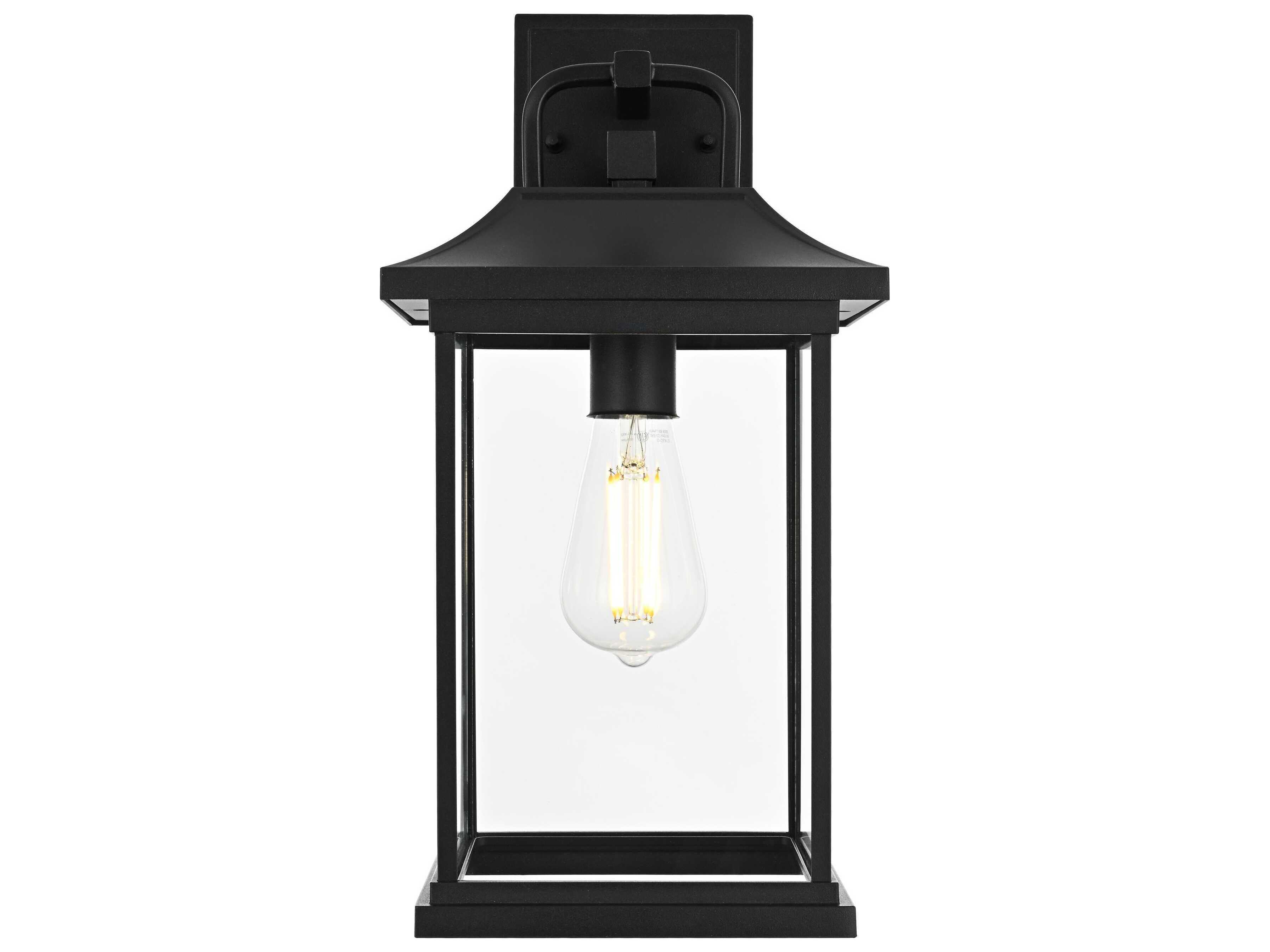 Elegant Lighting Saul 1-Light Outdoor Wall Light