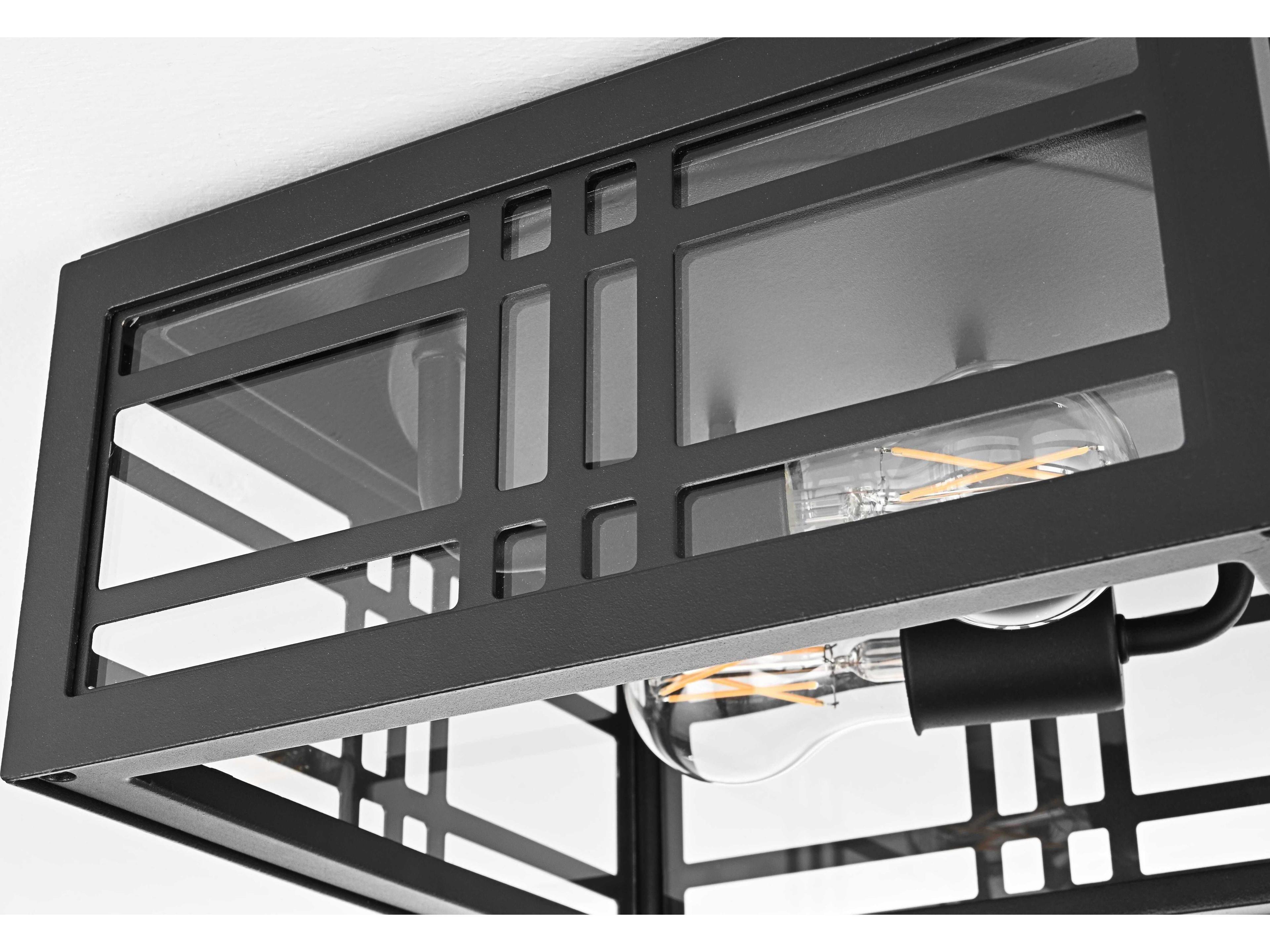 Elegant Lighting Harley 2-Light Outdoor Ceiling Light