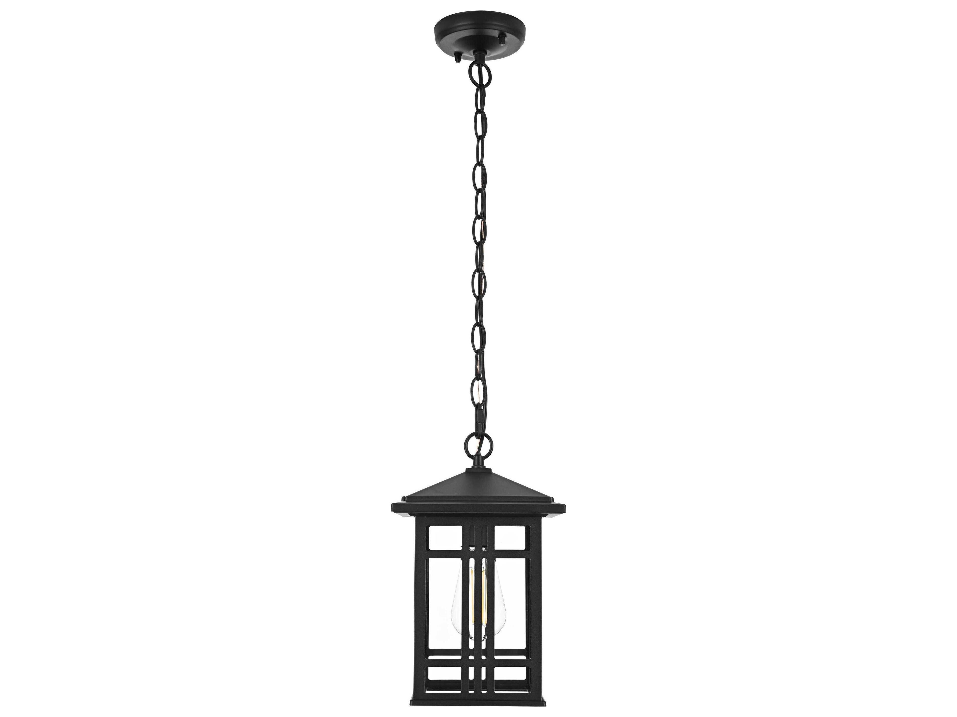 Elegant Lighting Harley 1-Light Outdoor Hanging Light