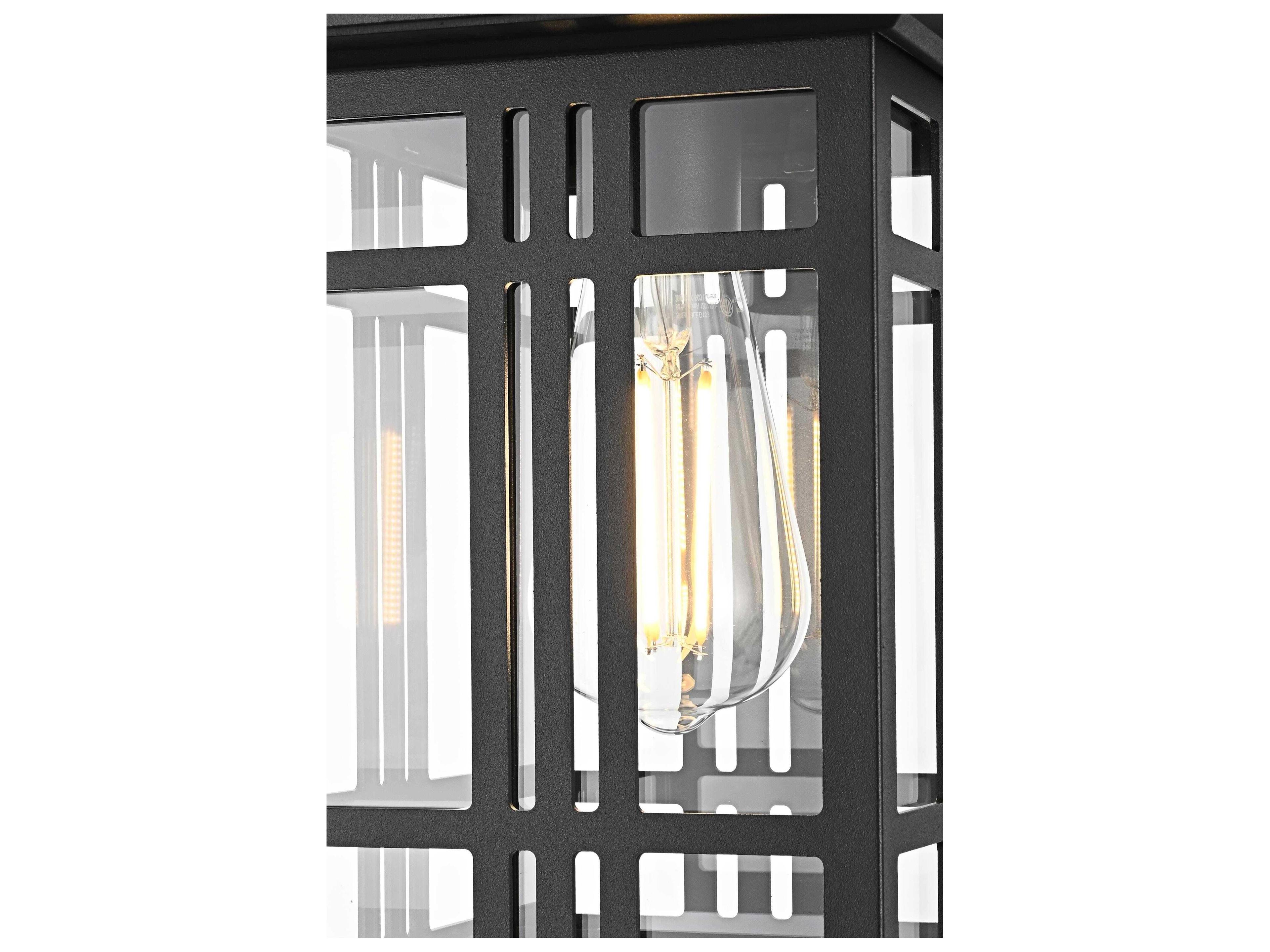 Elegant Lighting Harley 1-Light Outdoor Hanging Light