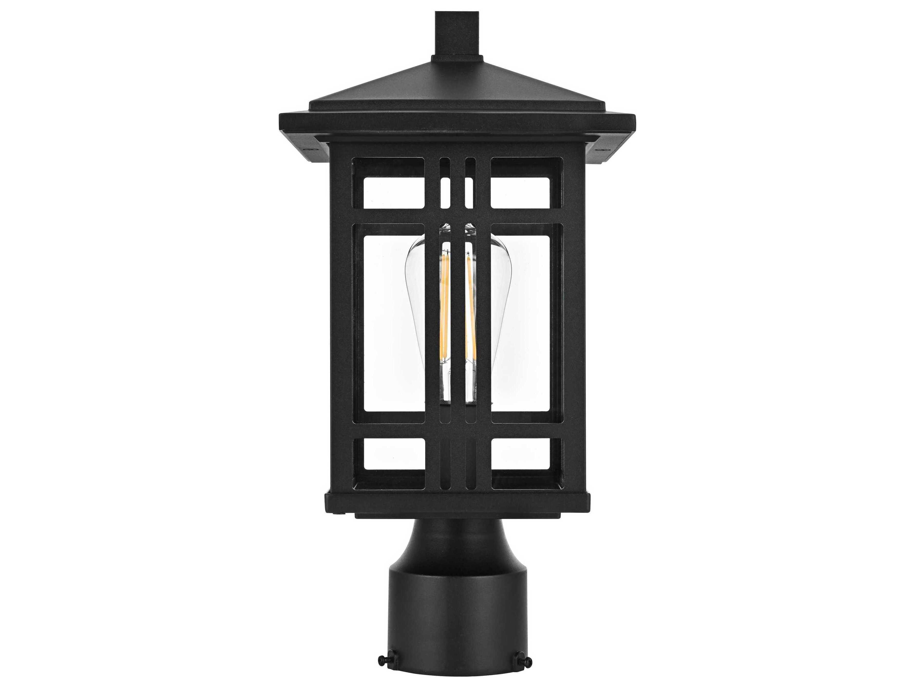 Elegant Lighting Harley 1-Light Outdoor Post Light