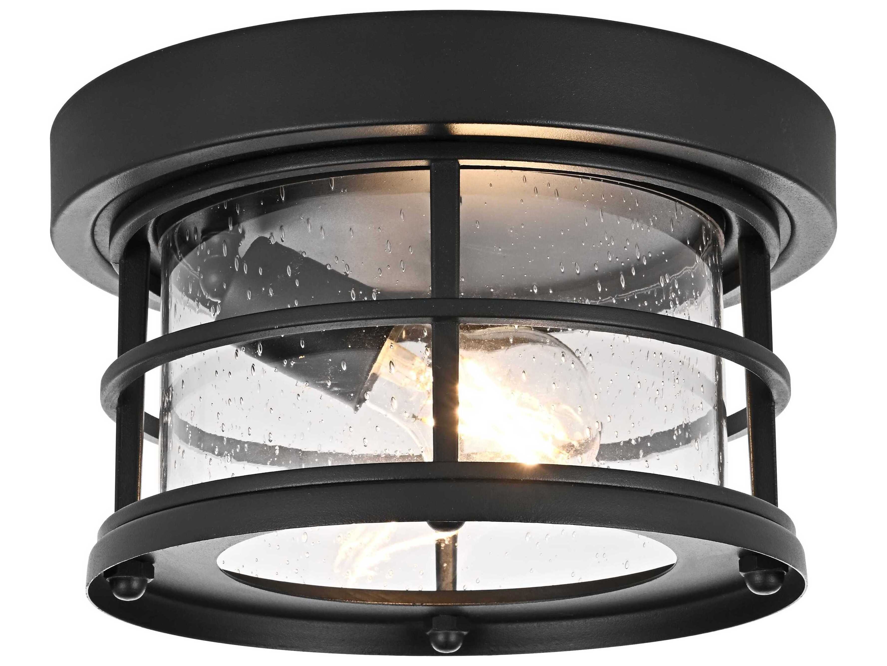 Elegant Lighting Carla 1-Light Outdoor Ceiling Light