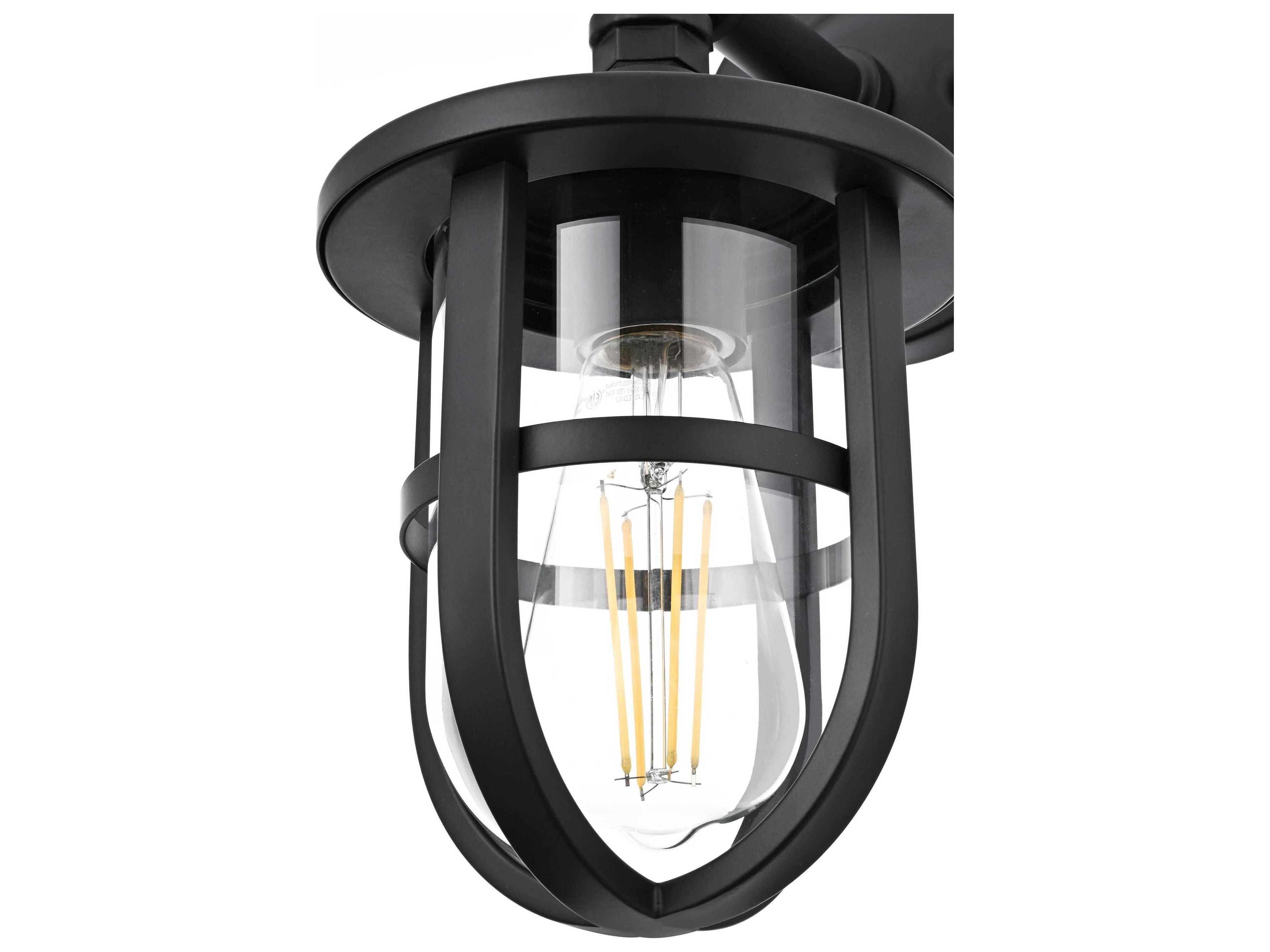 Elegant Lighting Hugo 1-Light Outdoor Wall Light