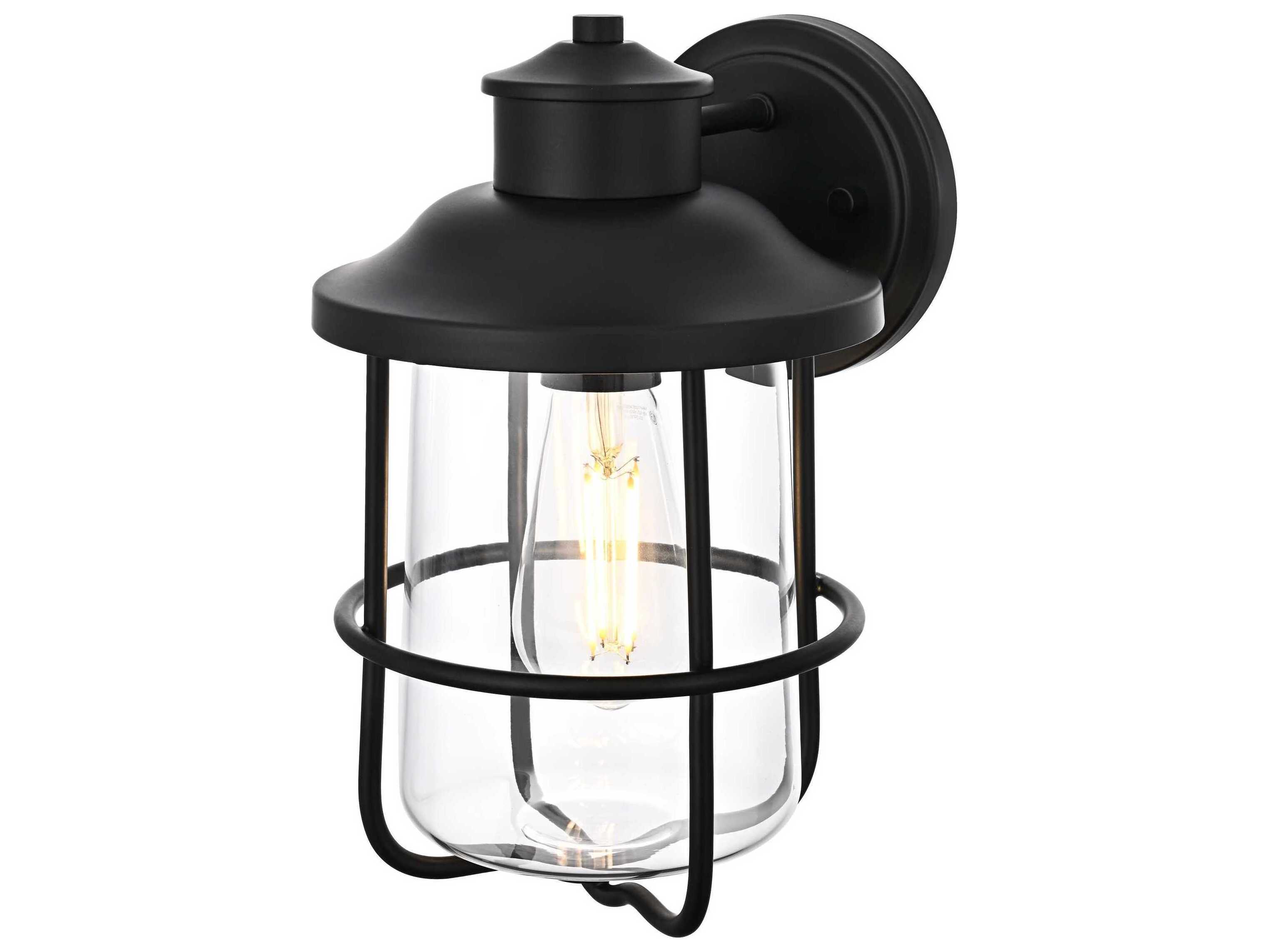 Elegant Lighting Huxley 1-Light Outdoor Wall Light