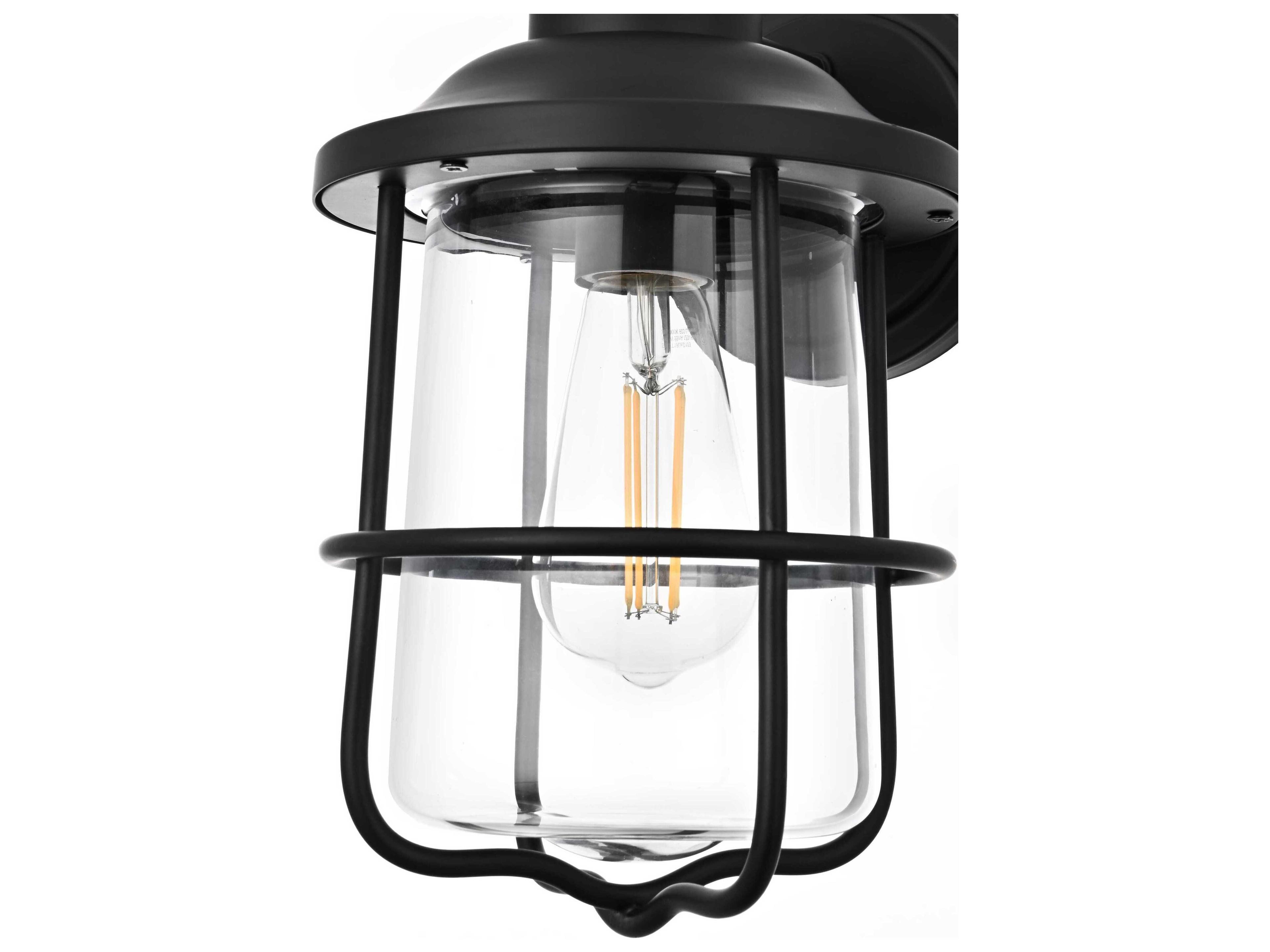 Elegant Lighting Huxley 1-Light Outdoor Wall Light