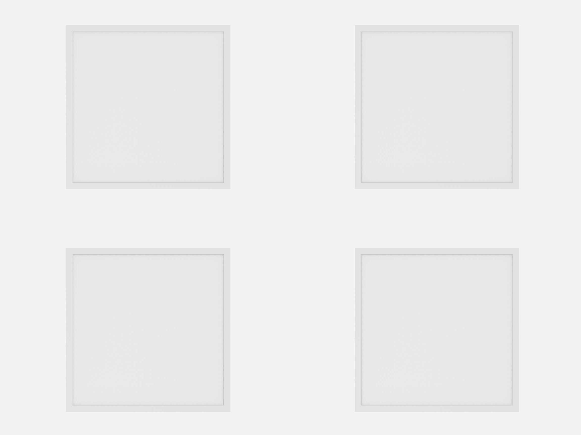 Elegant Lighting White Recessed Light Set of 4