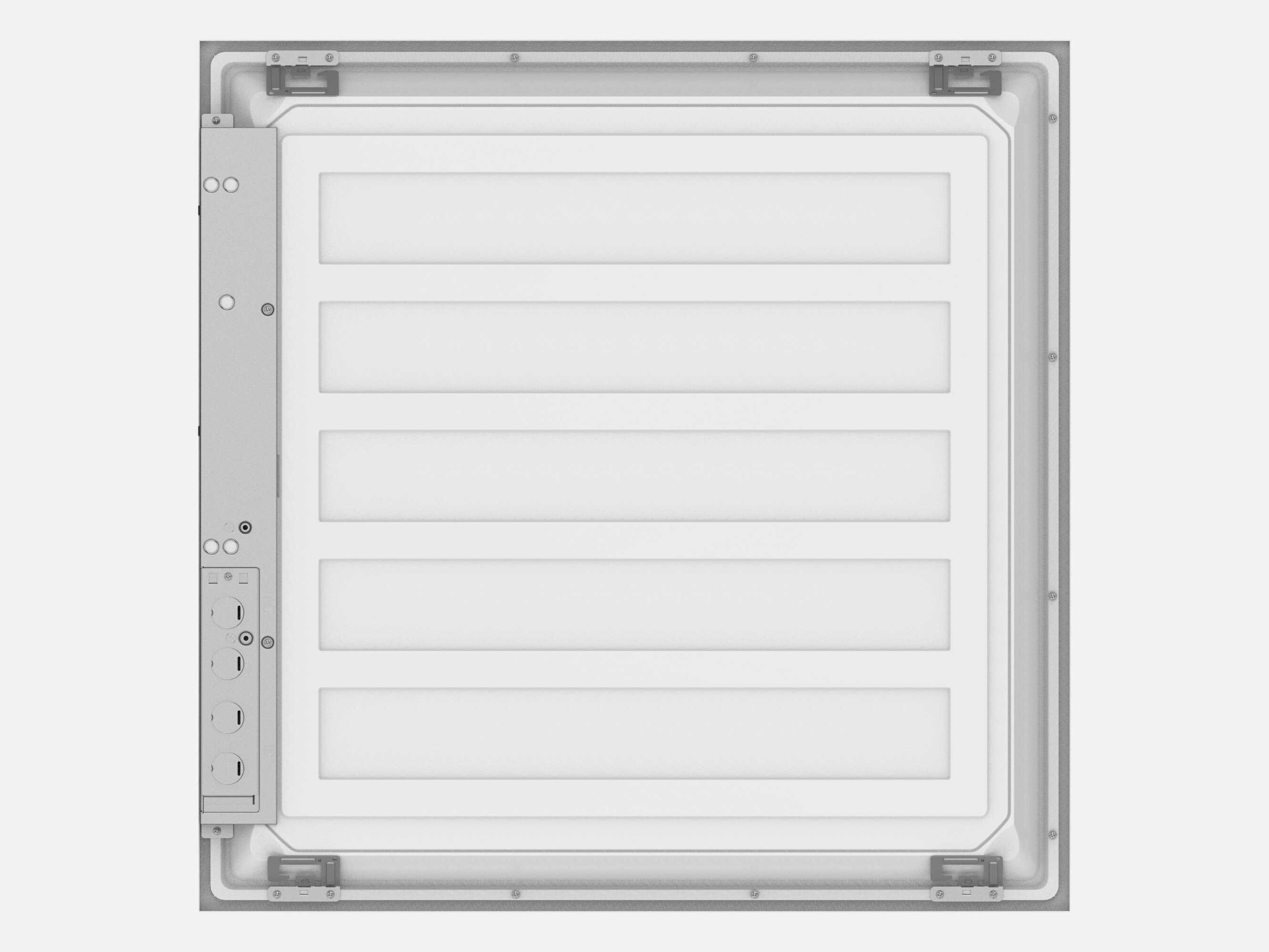 Elegant Lighting White Recessed Light Set of 4