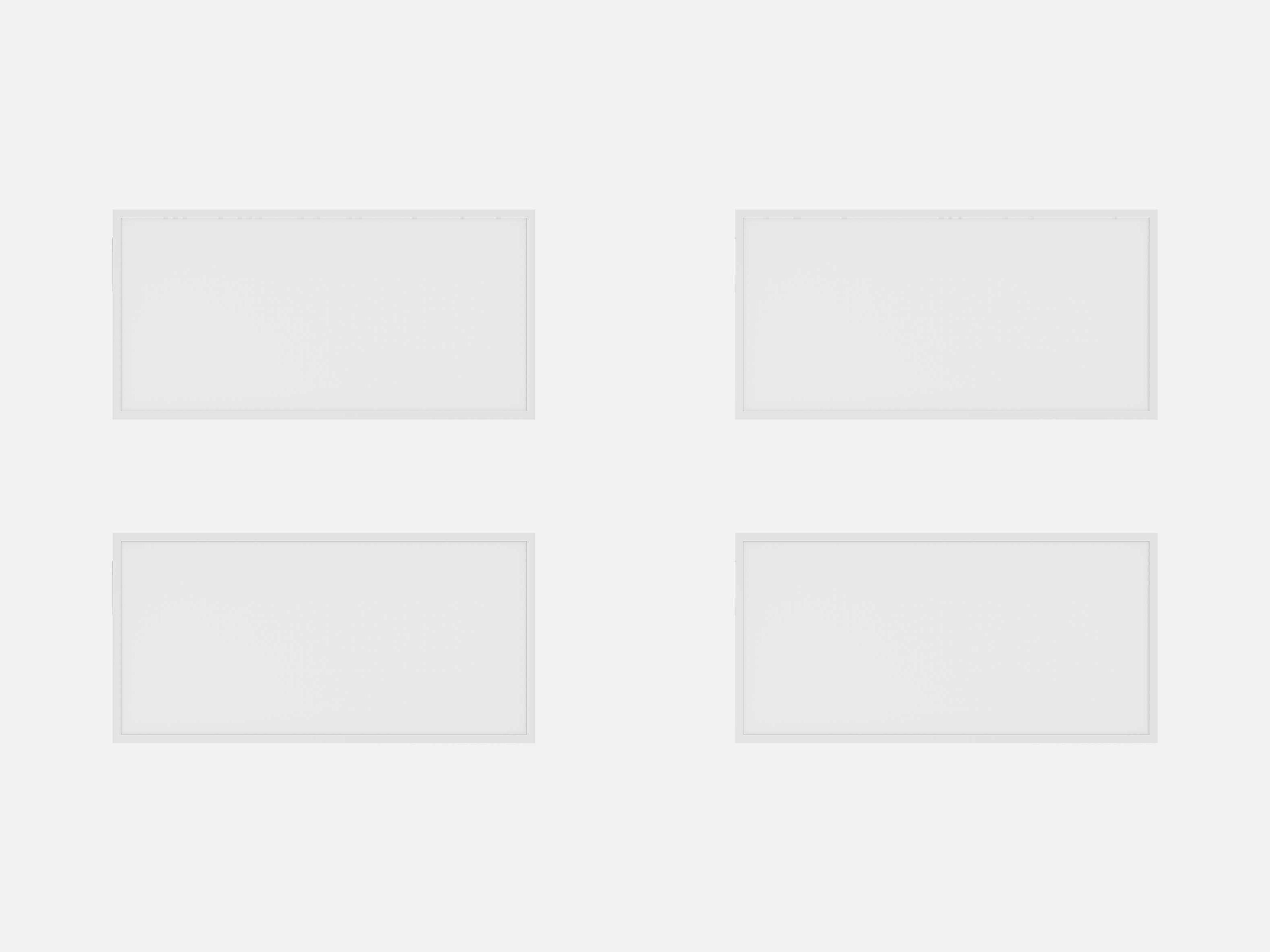 Elegant Lighting White Recessed Light Set of 4