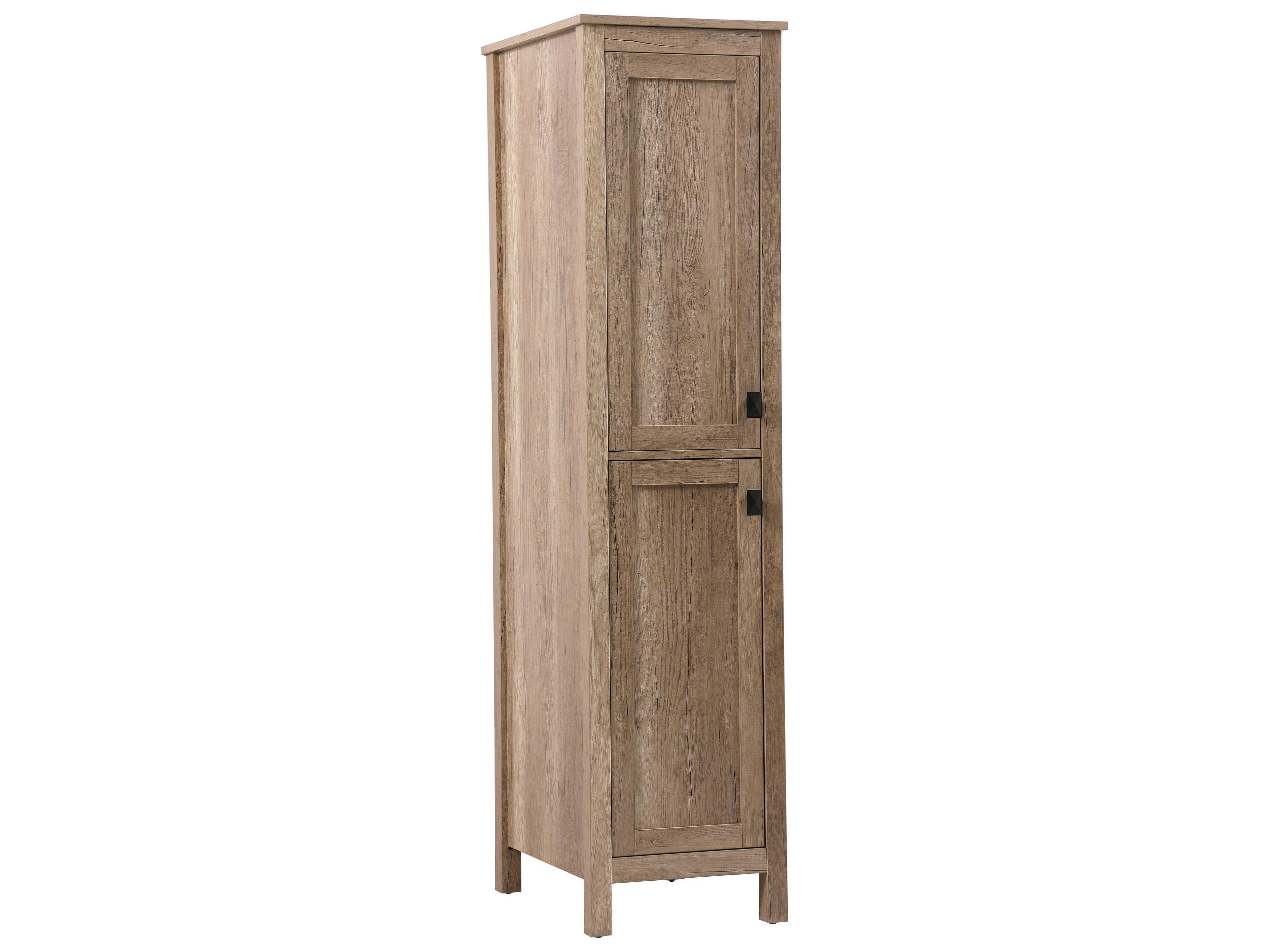 Elegant Lighting Adian Natural Oak Bathroom Linen Storage