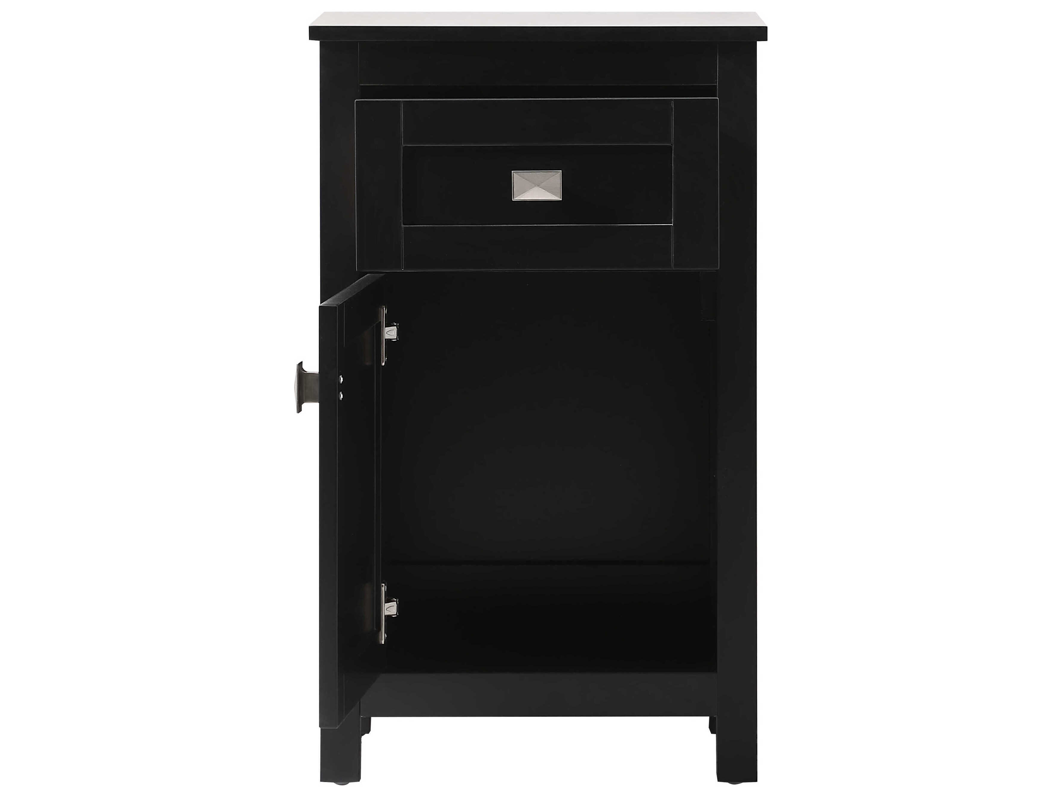 Elegant Lighting Adian Black Bathroom Storage