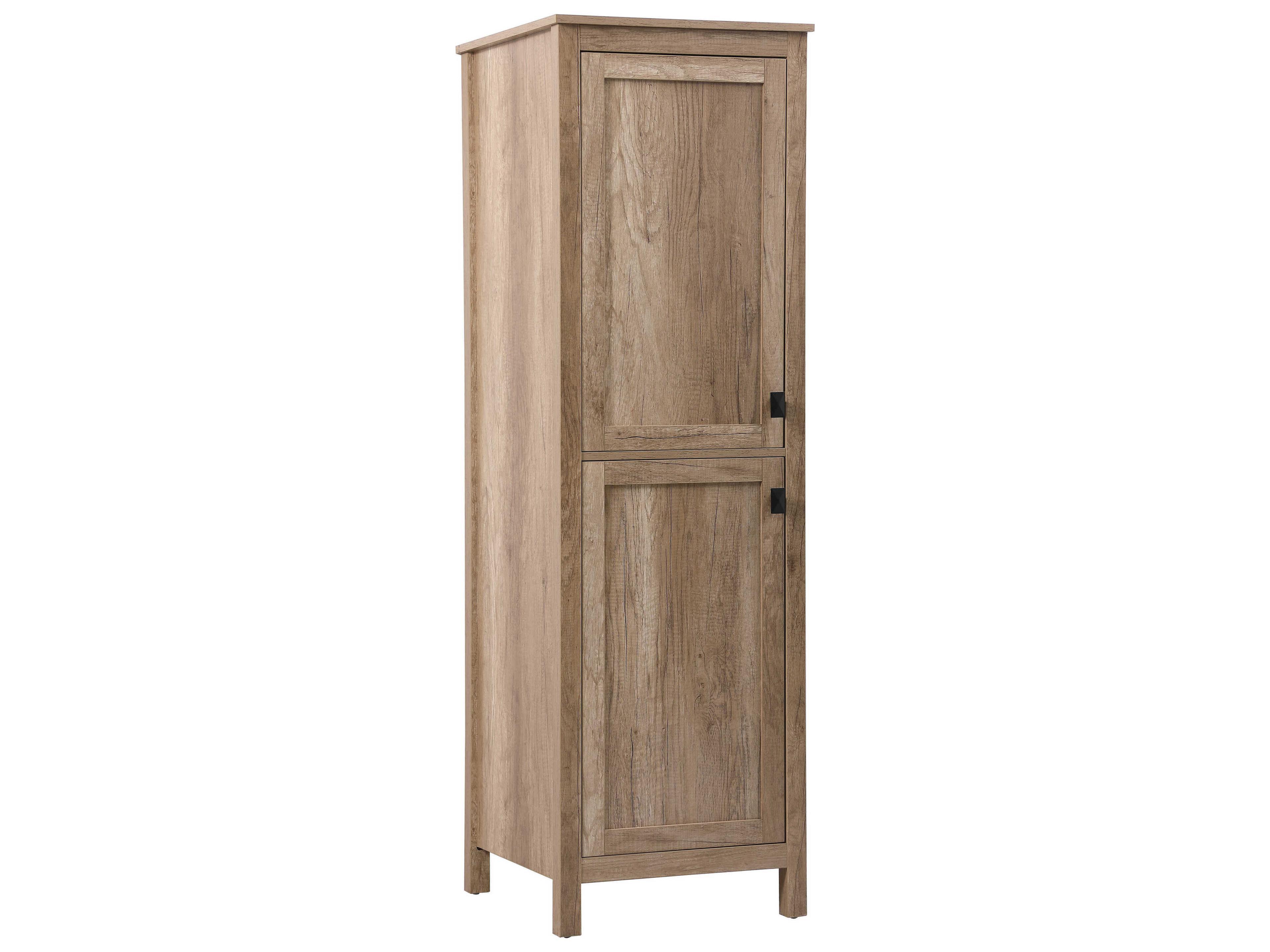 Elegant Lighting Adian Natural Oak Bathroom Linen Storage
