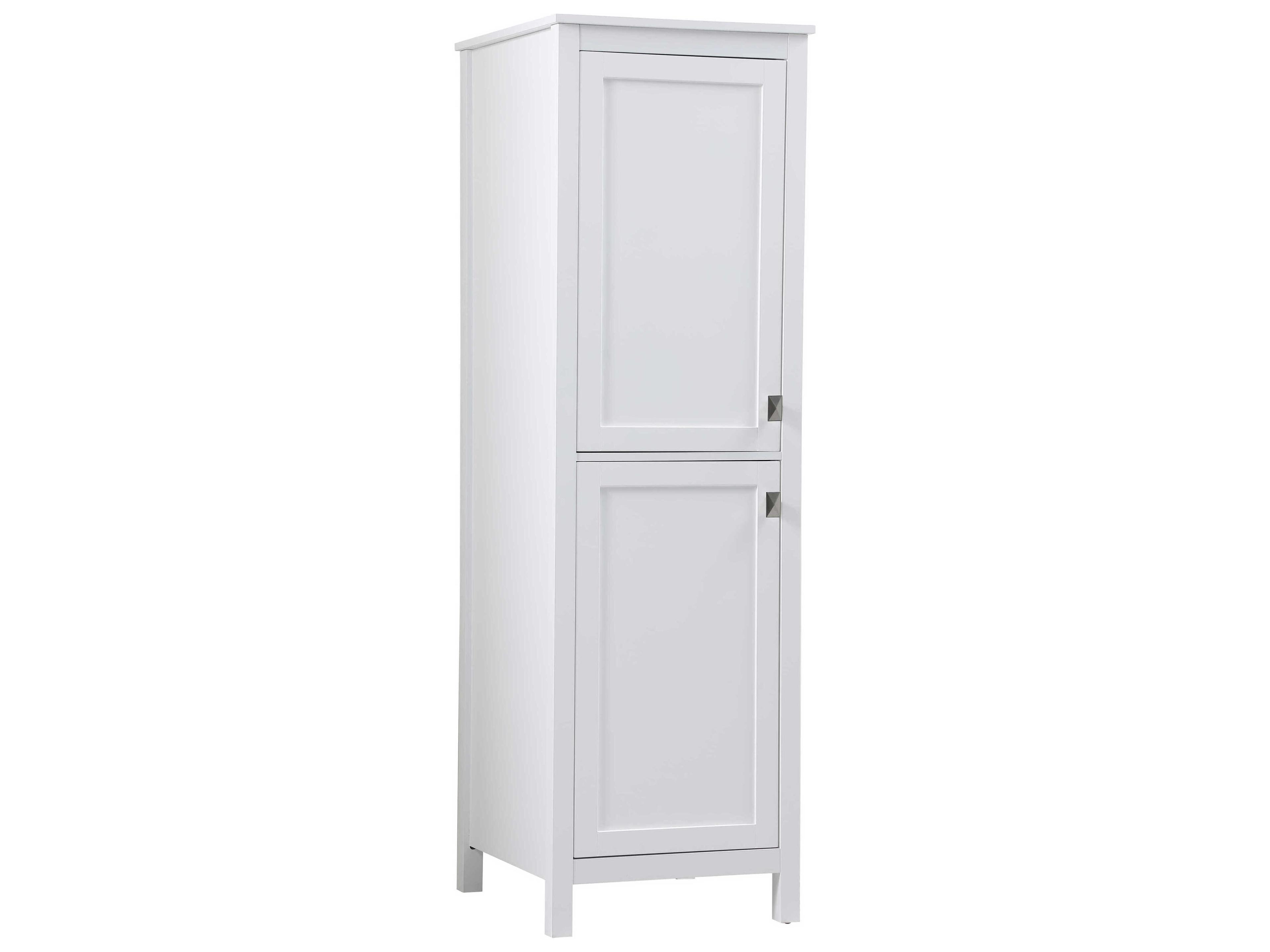 Elegant Lighting Adian White Bathroom Linen Storage