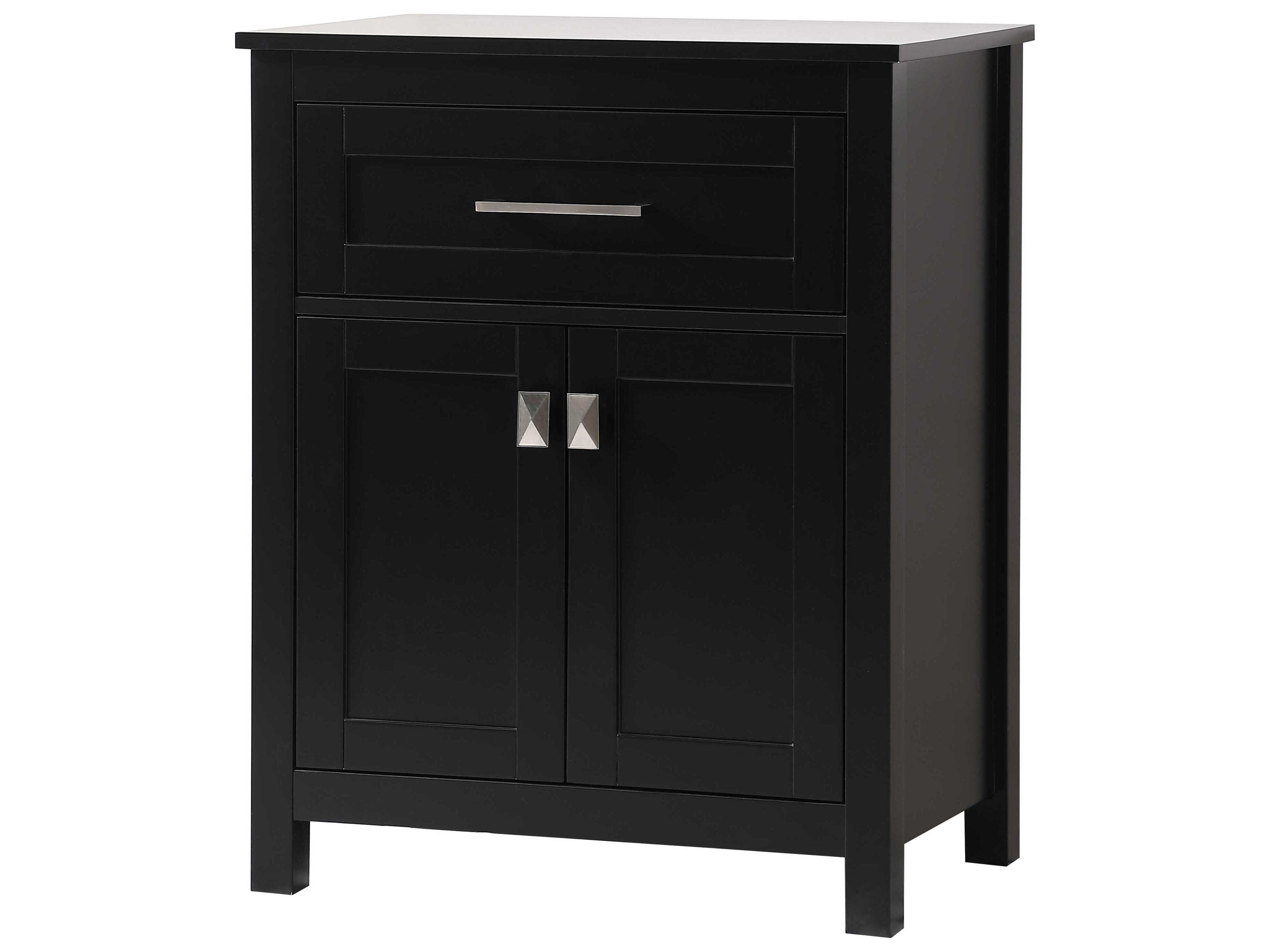 Elegant Lighting Adian Black Bathroom Storage