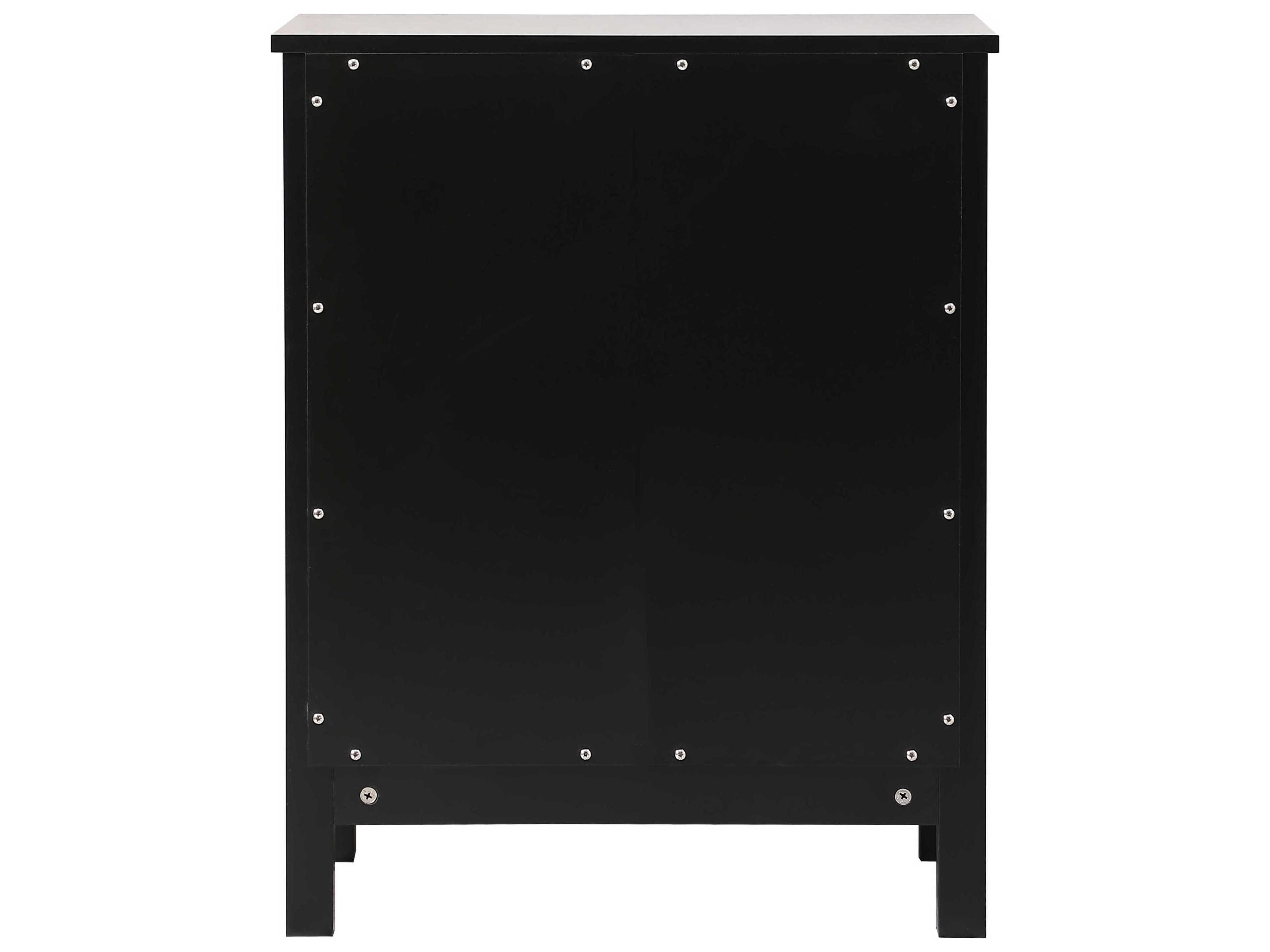 Elegant Lighting Adian Black Bathroom Storage