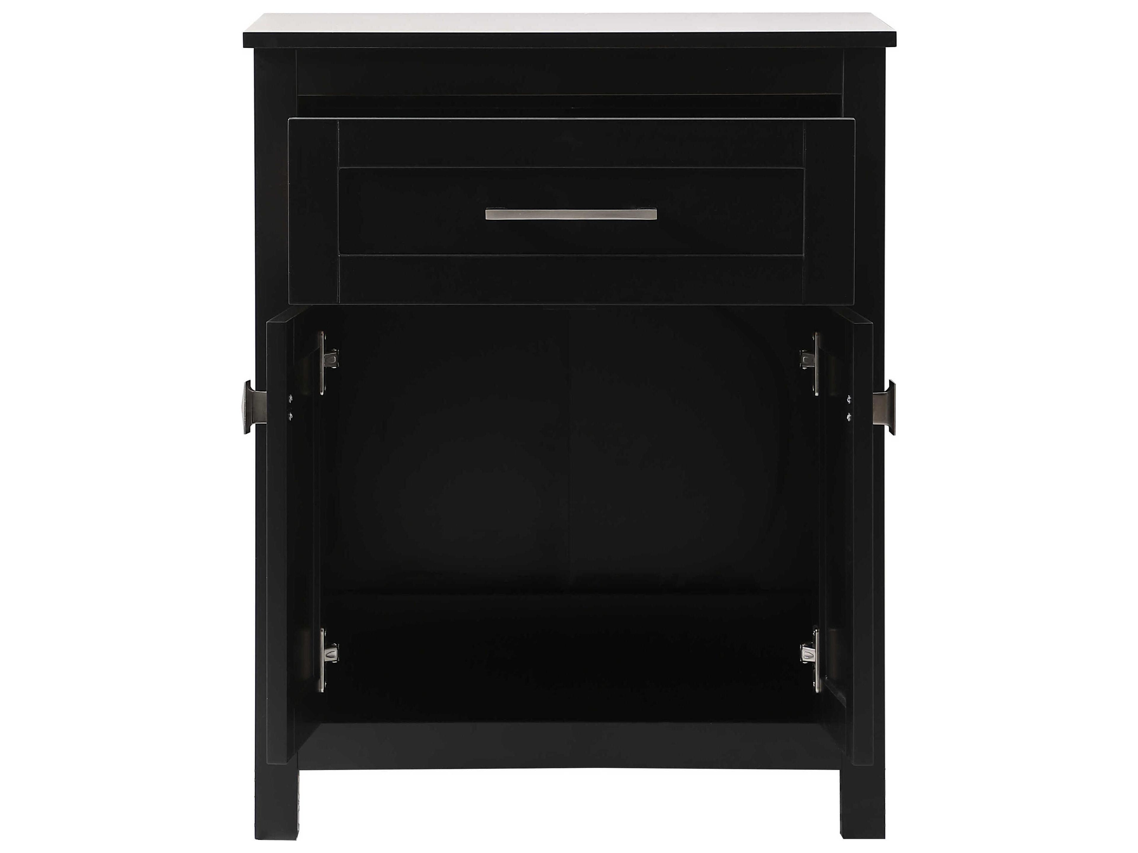 Elegant Lighting Adian Black Bathroom Storage