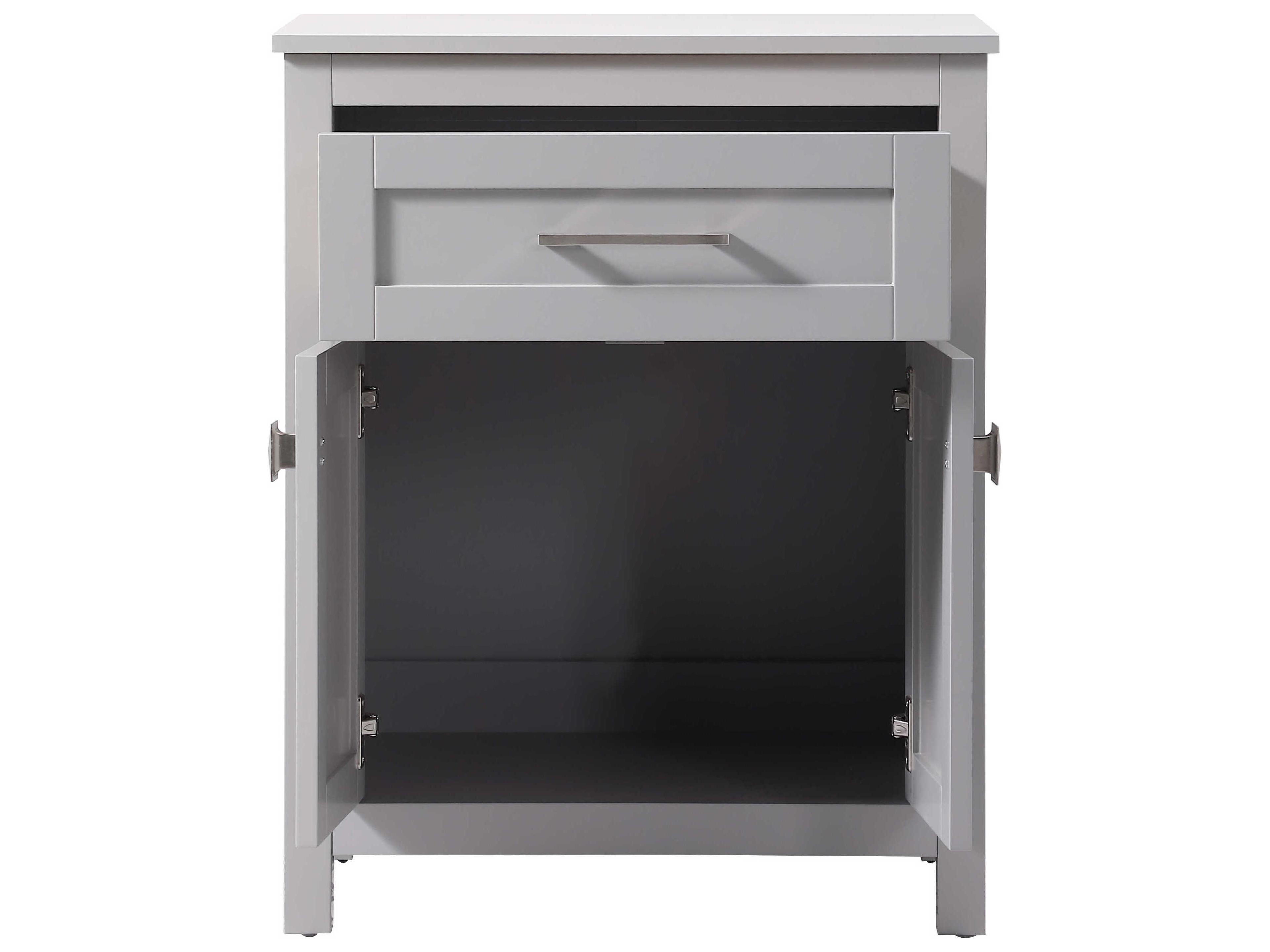 Elegant Lighting Adian Grey Bathroom Storage