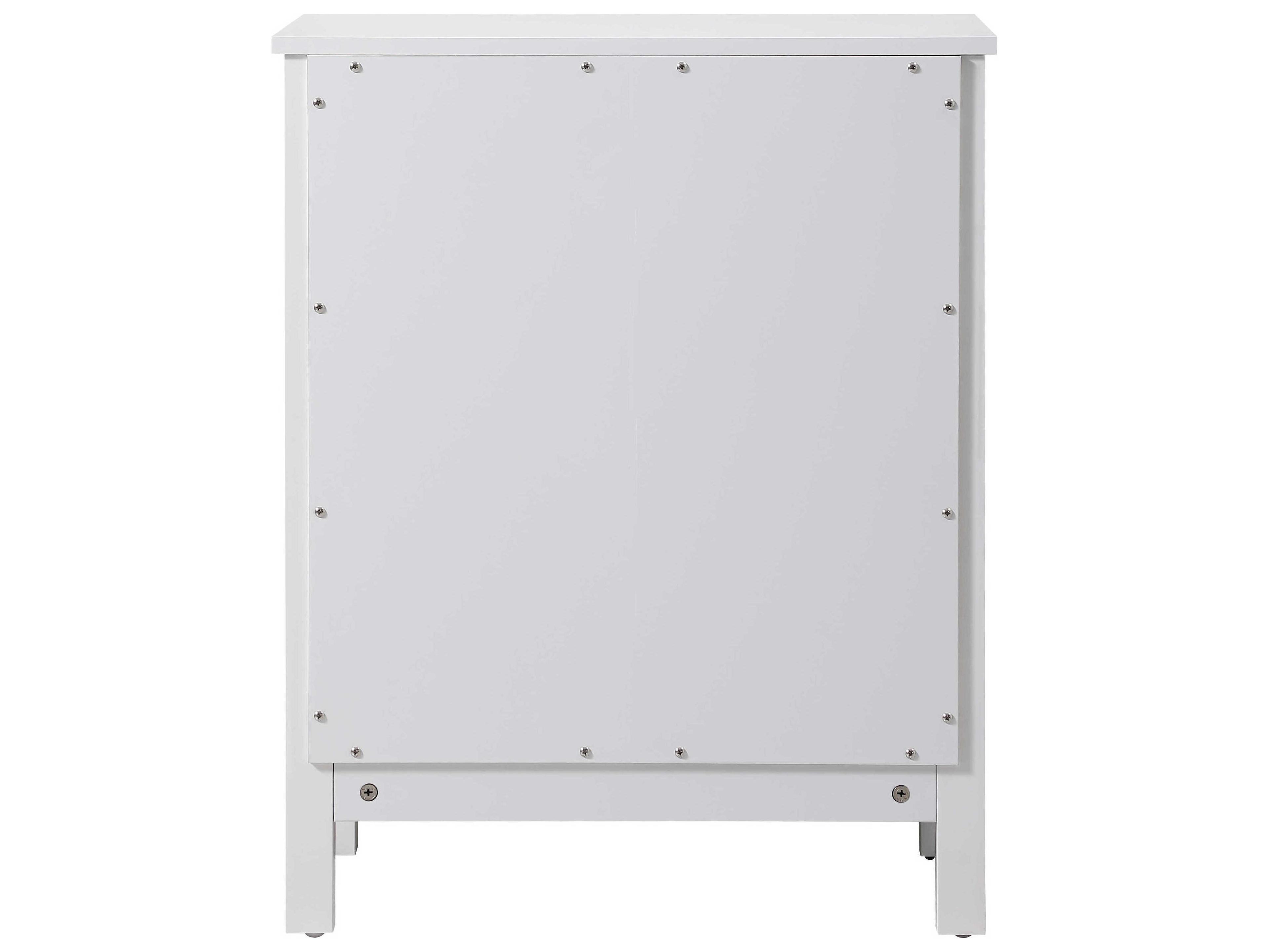 Elegant Lighting Adian White Bathroom Storage