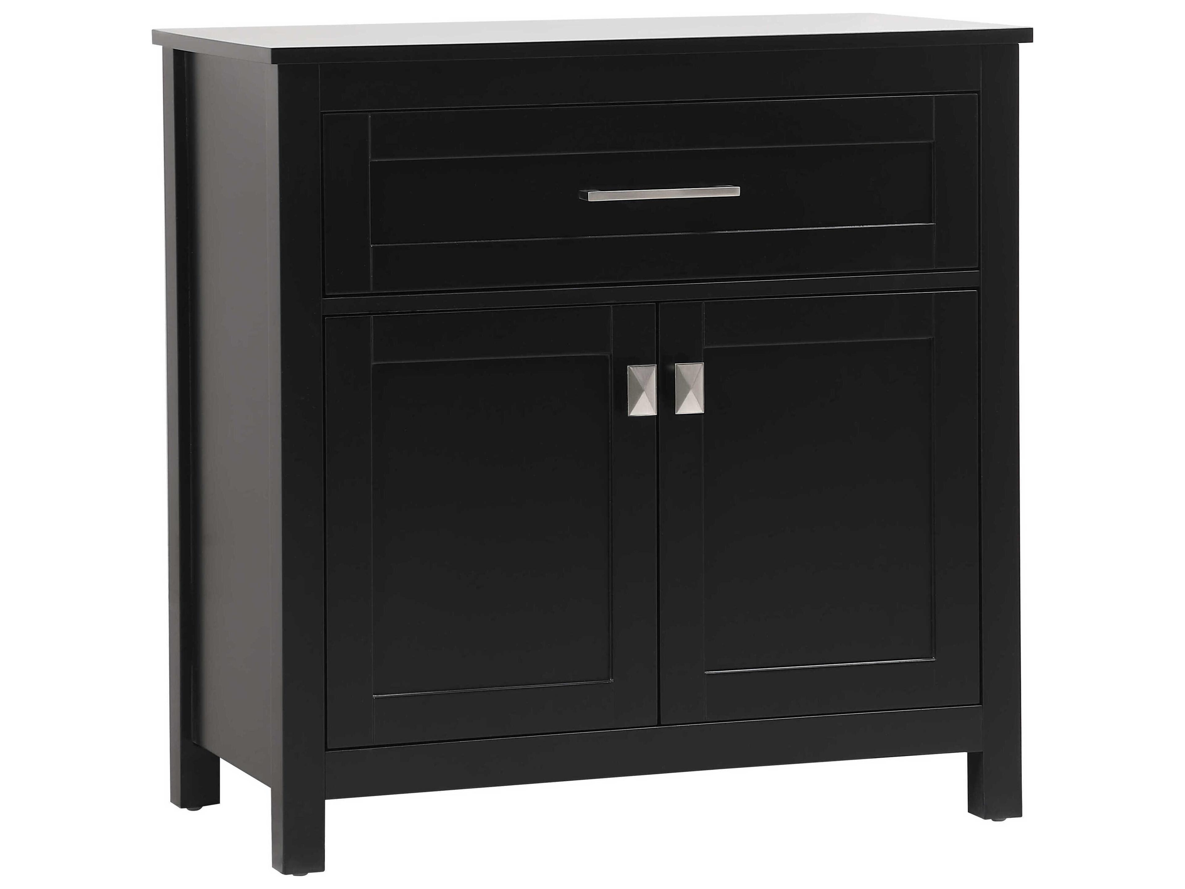 Elegant Lighting Adian Black Bathroom Storage