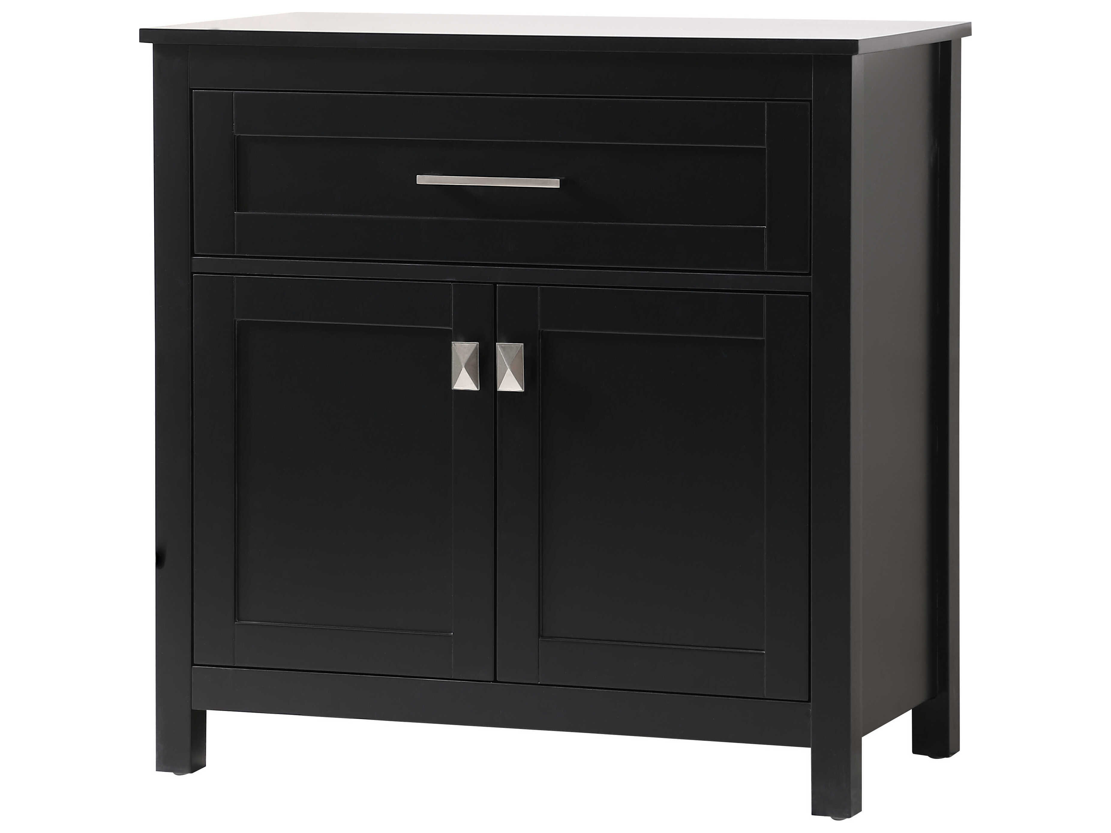 Elegant Lighting Adian Black Bathroom Storage