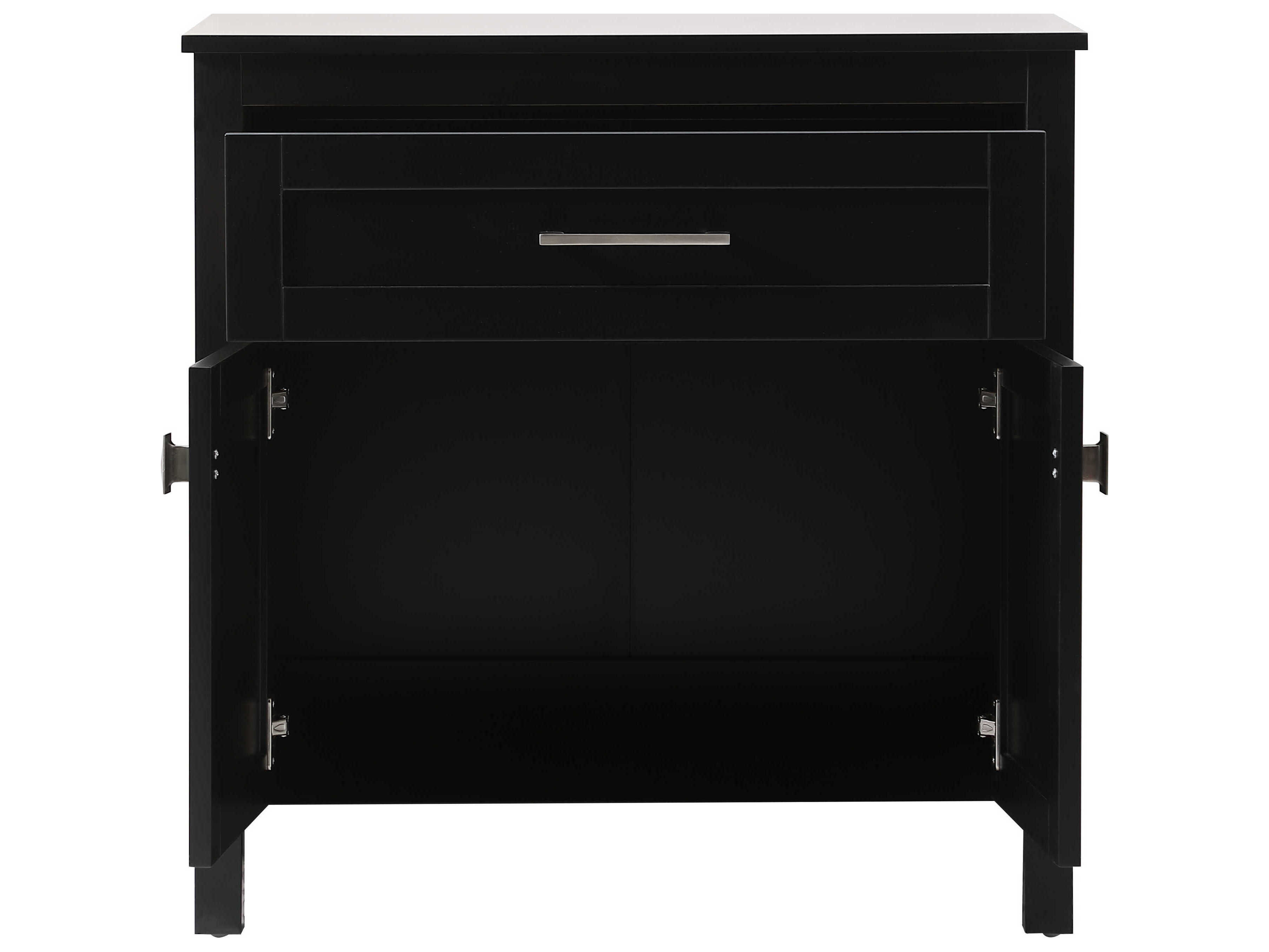 Elegant Lighting Adian Black Bathroom Storage