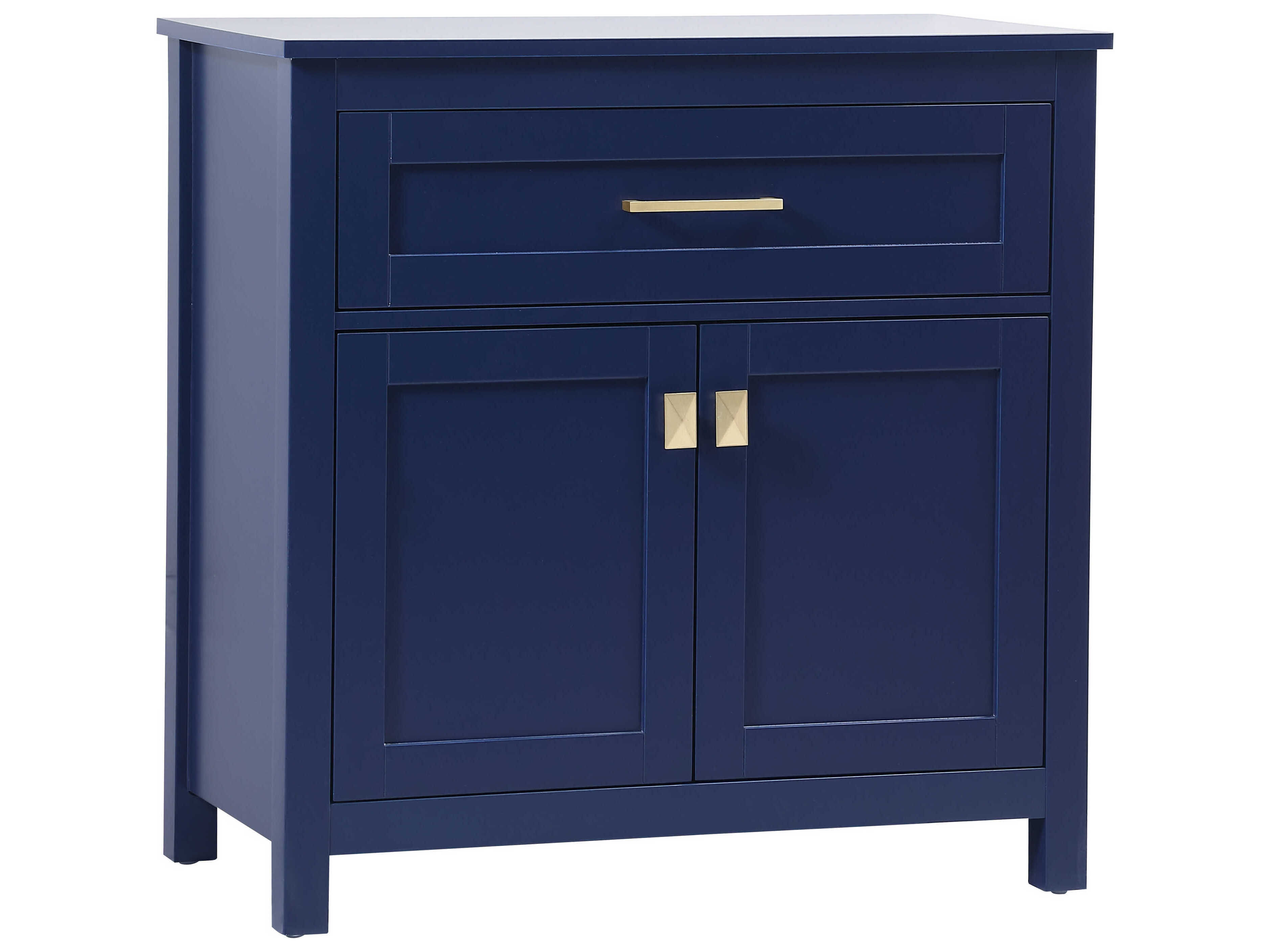 Elegant Lighting Adian Blue Bathroom Storage