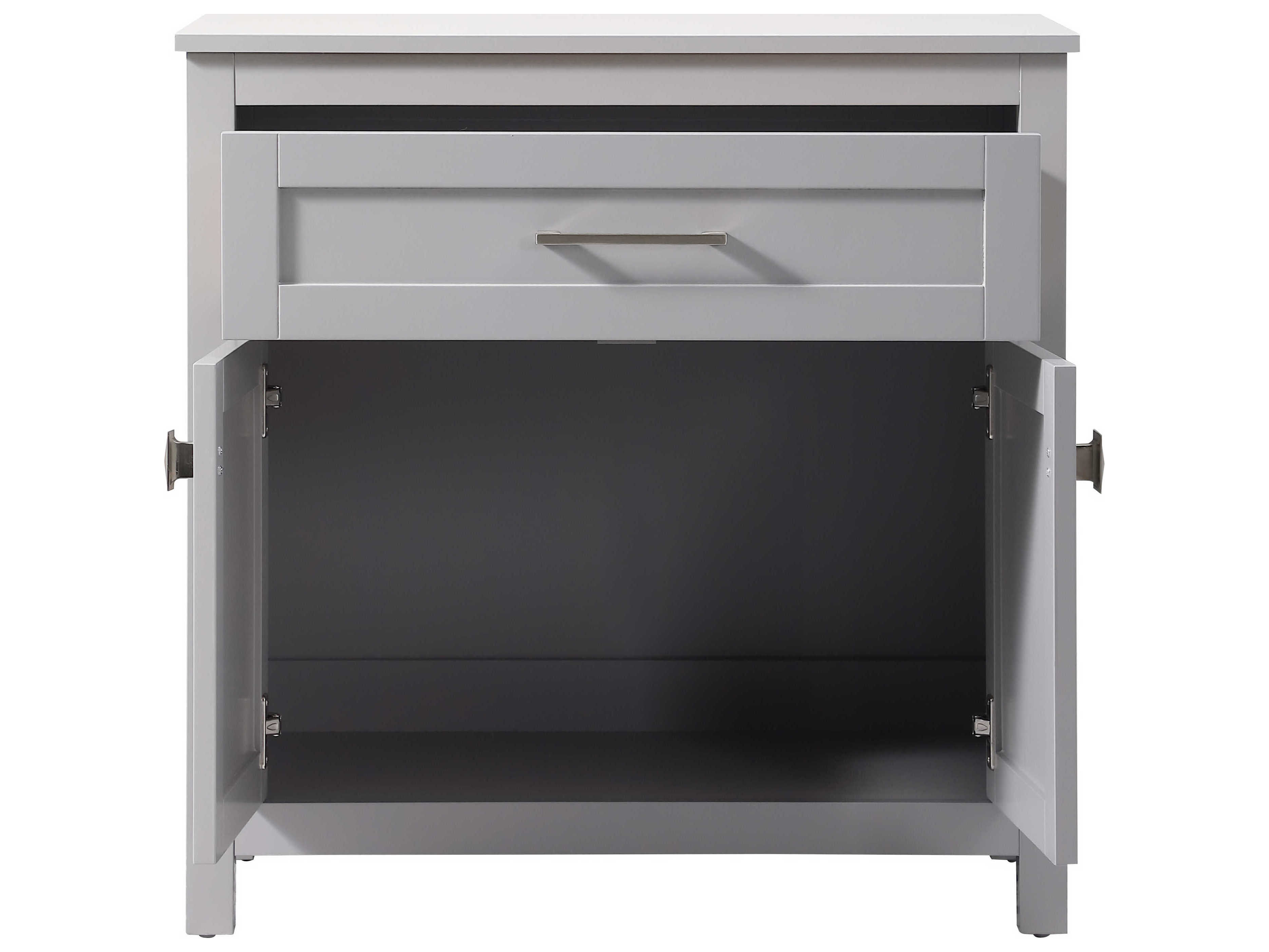 Elegant Lighting Adian Grey Bathroom Storage