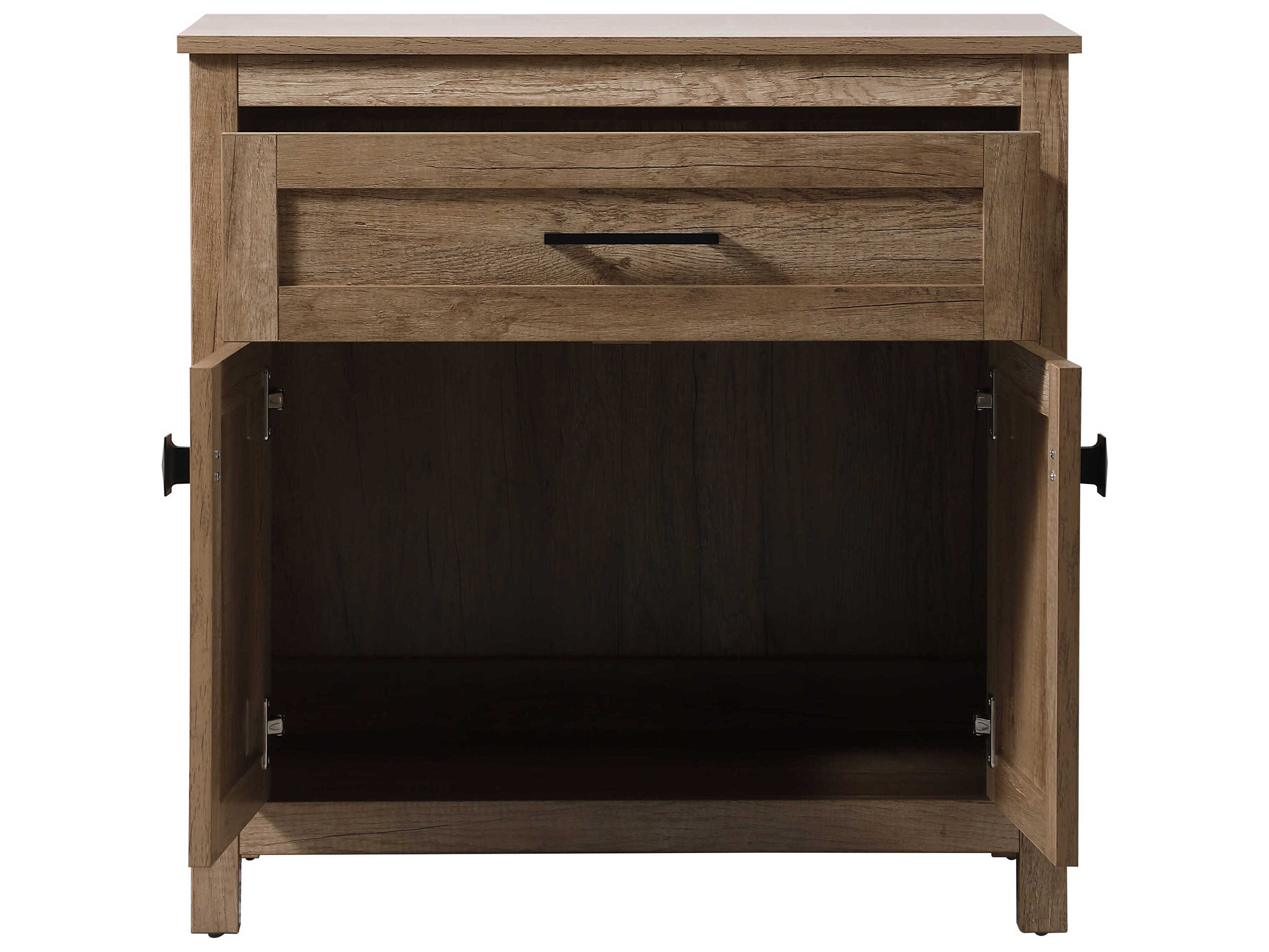 Elegant Lighting Adian Natural Oak Bathroom Storage