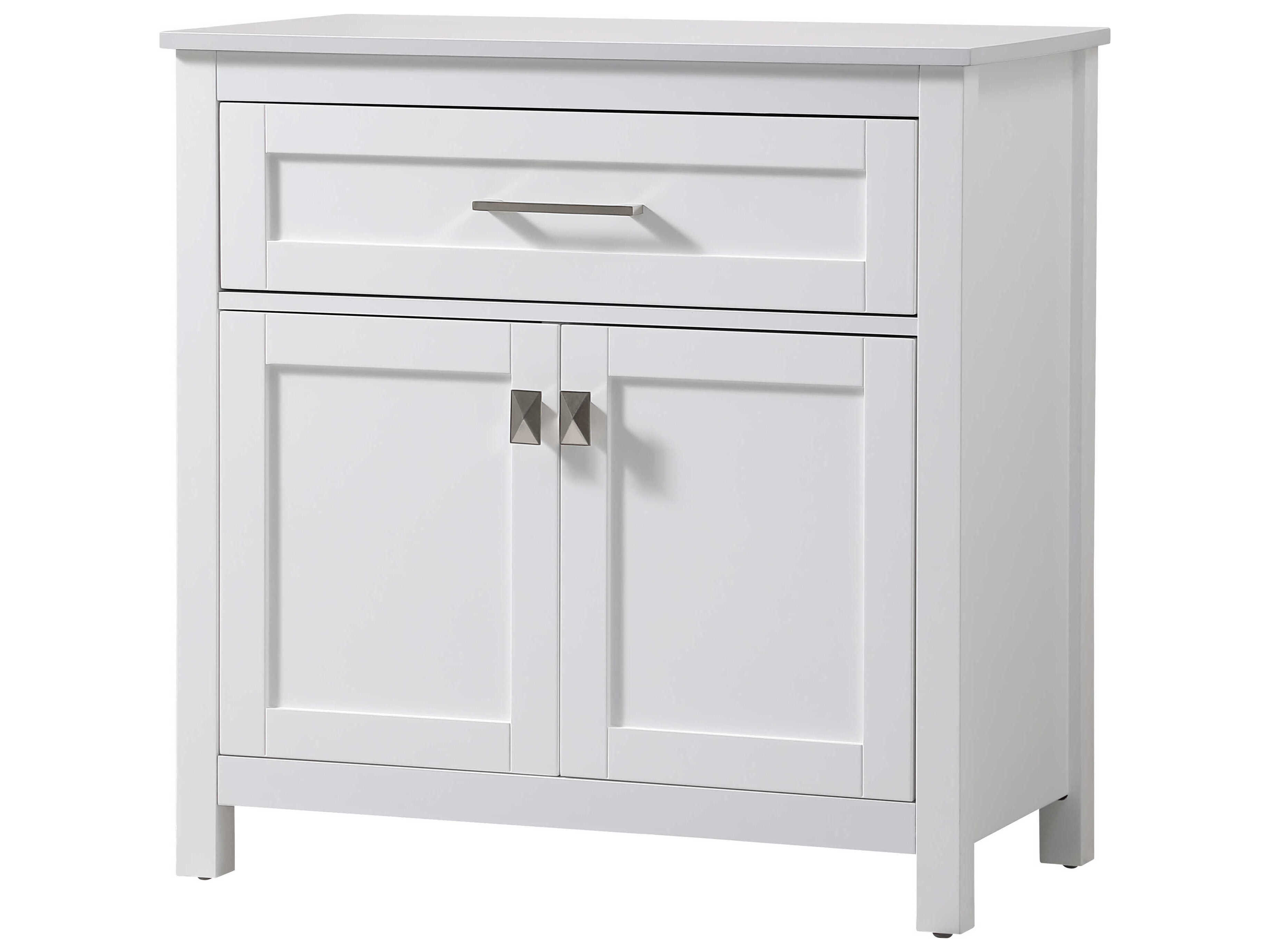 Elegant Lighting Adian White Bathroom Storage