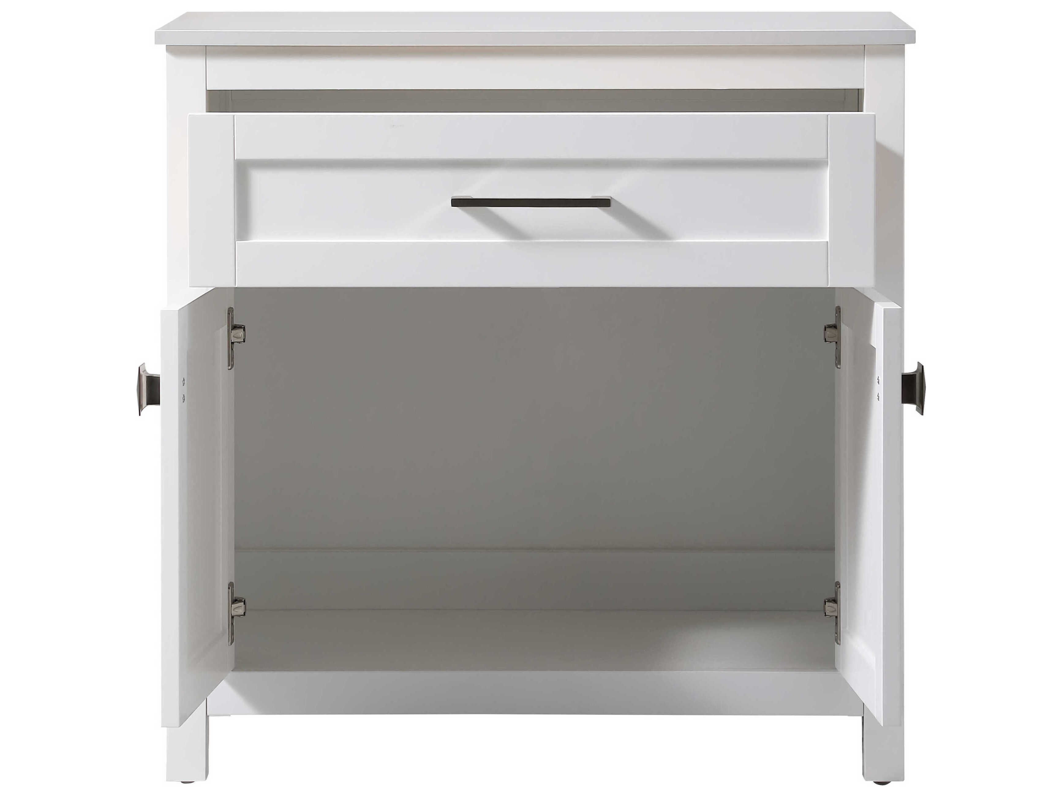 Elegant Lighting Adian White Bathroom Storage