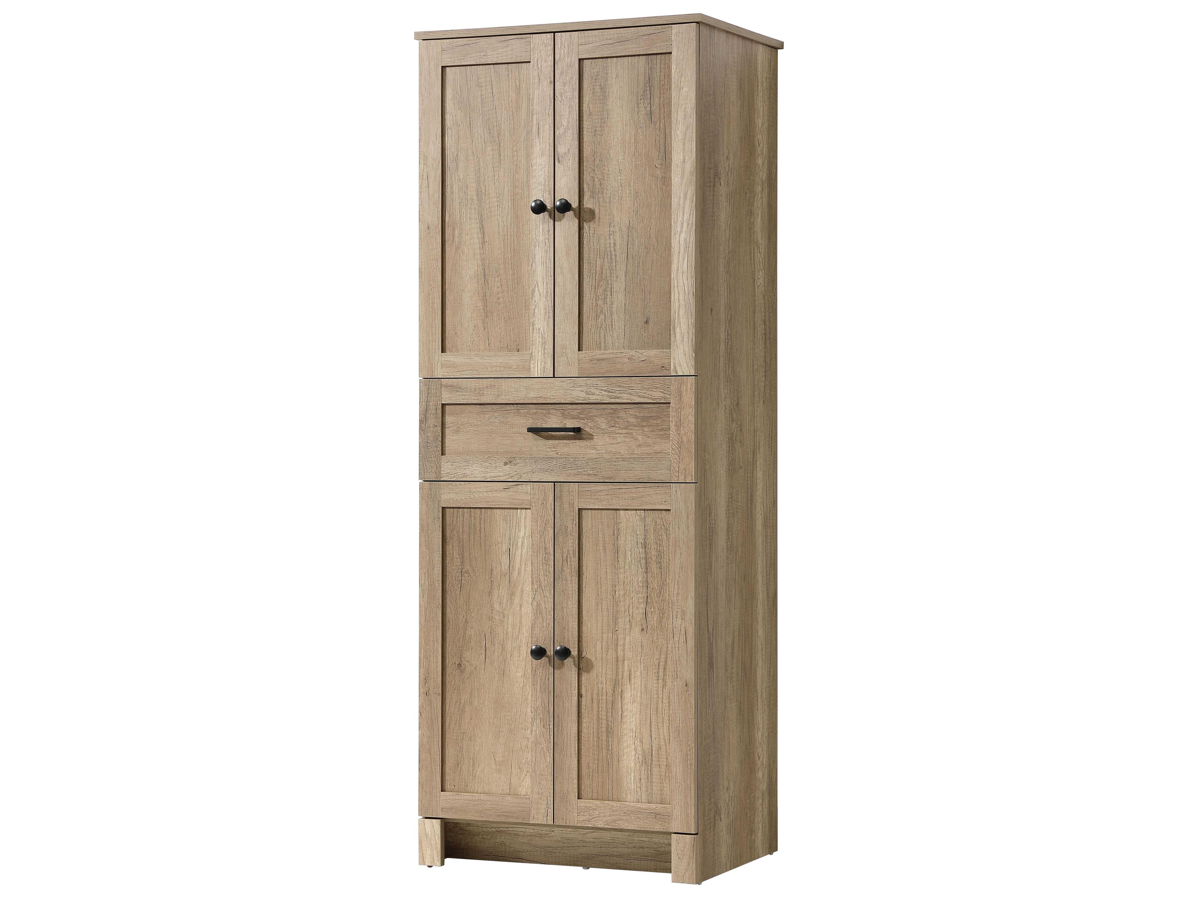 Elegant Lighting Soma Natural Oak Brown Bath Storage Cabinet