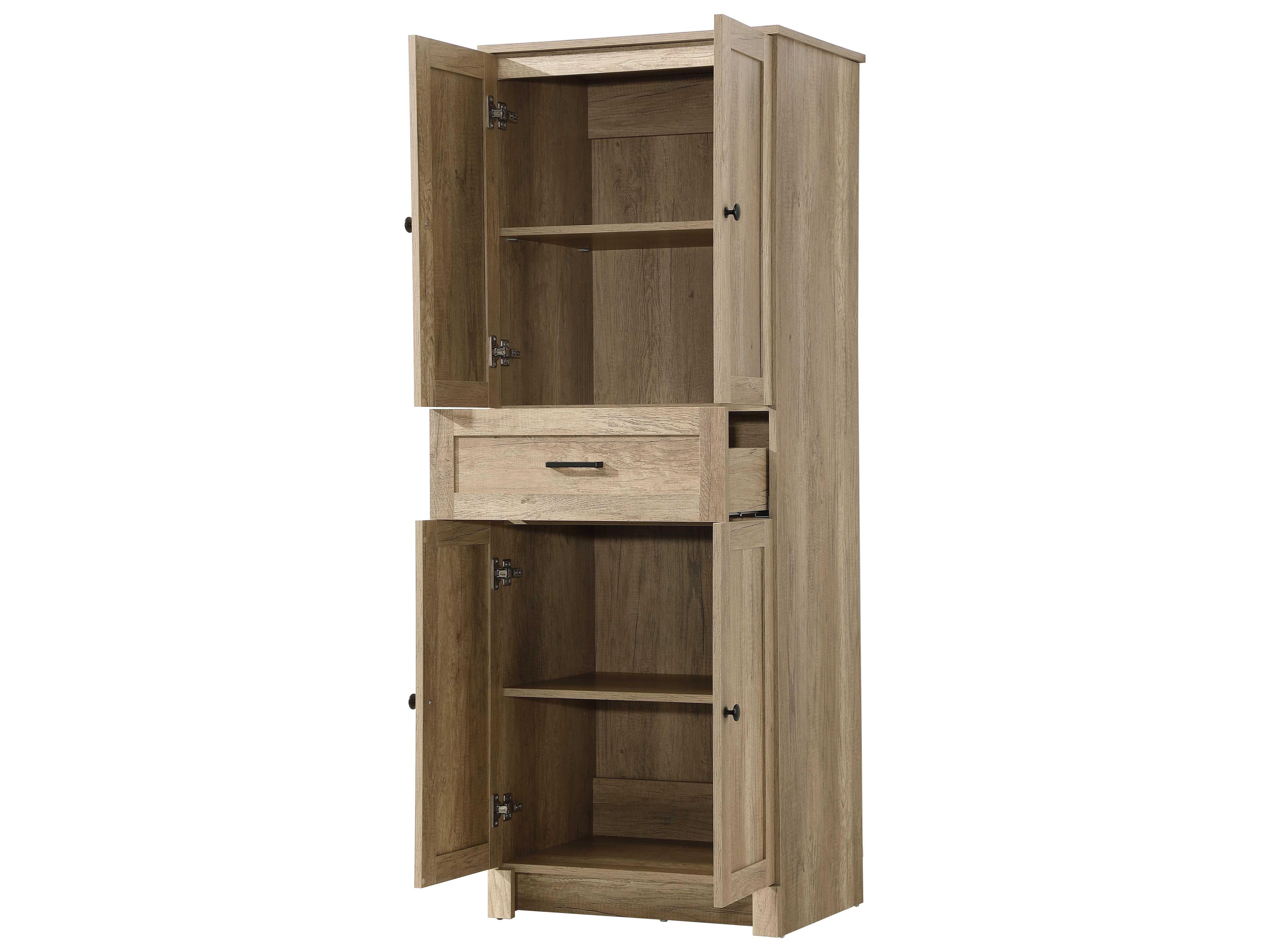 Elegant Lighting Soma Natural Oak Brown Bath Storage Cabinet
