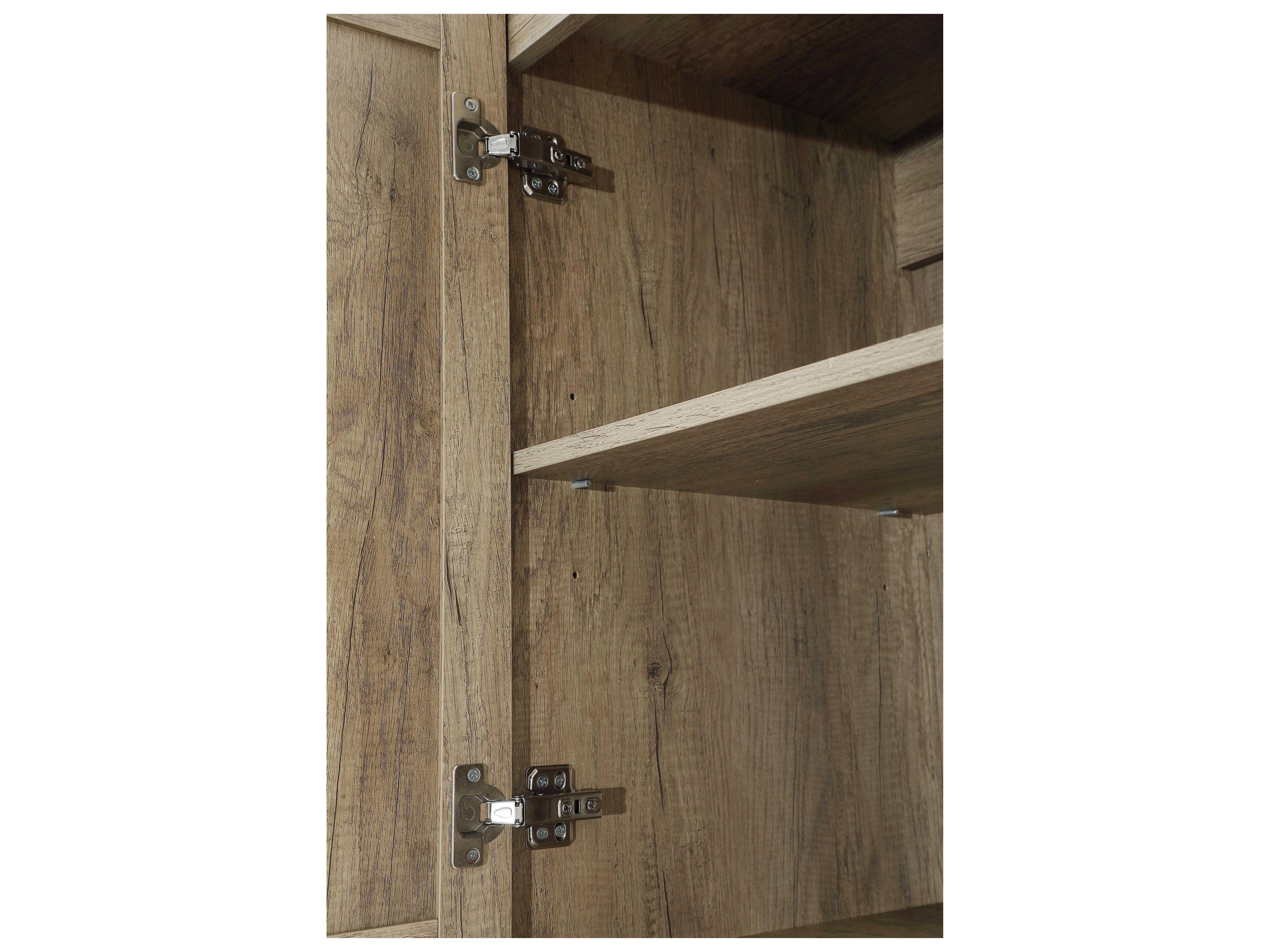 Elegant Lighting Soma Natural Oak Brown Bath Storage Cabinet