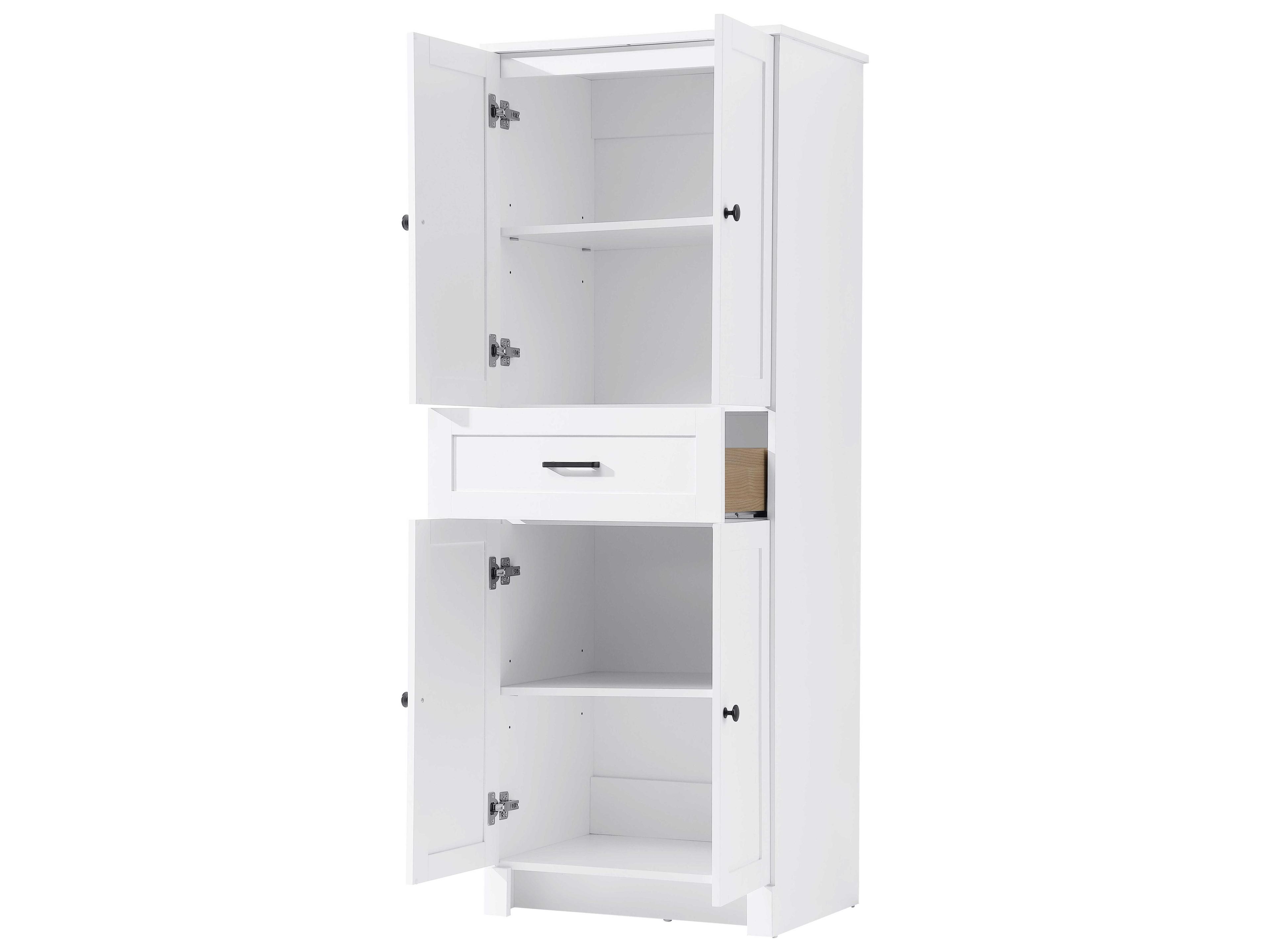 Elegant Lighting Soma White Bath Storage Cabinet