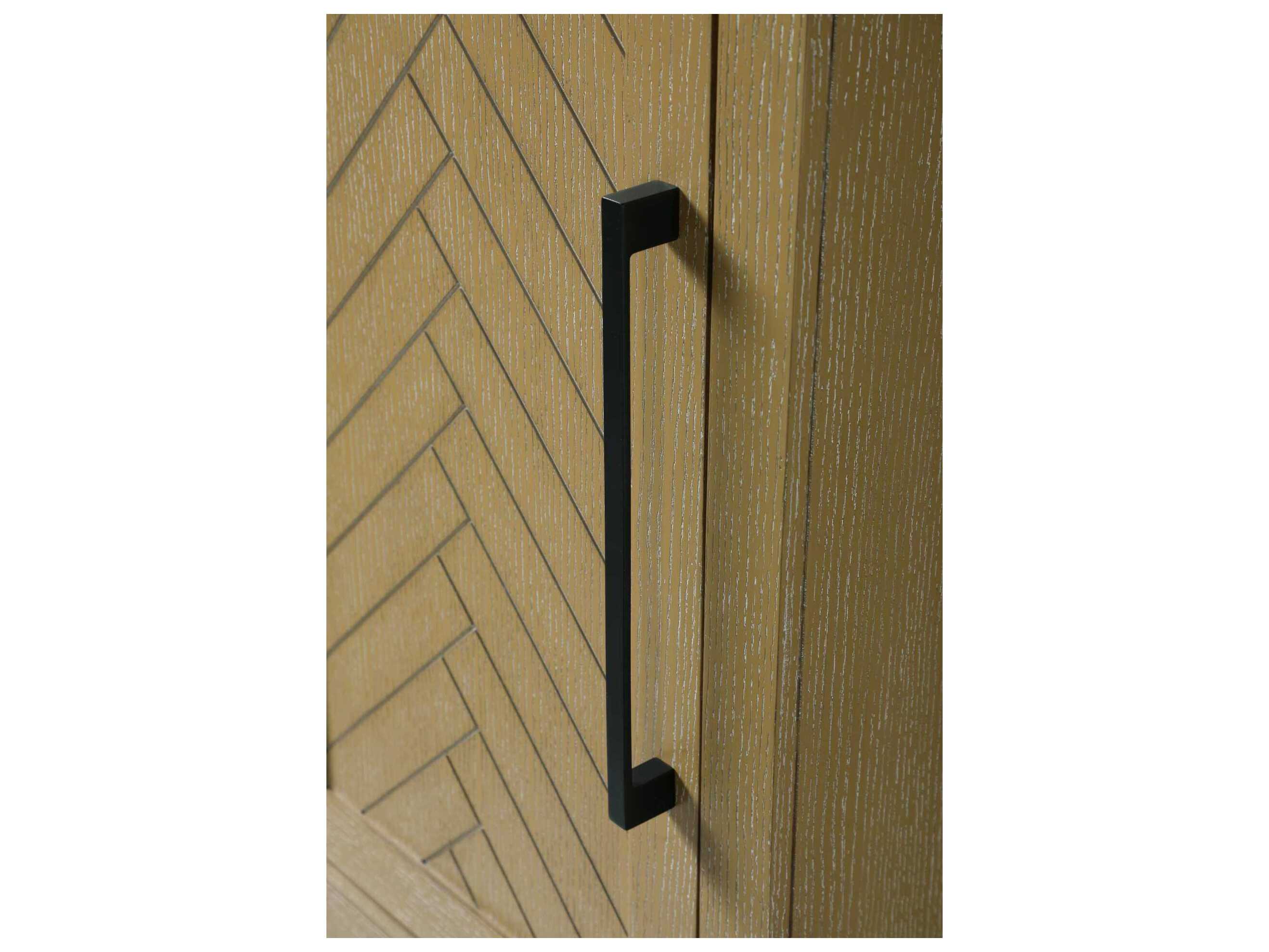 Elegant Lighting Chase Linen Oak Brown Rubberwood Bath Storage Cabinet