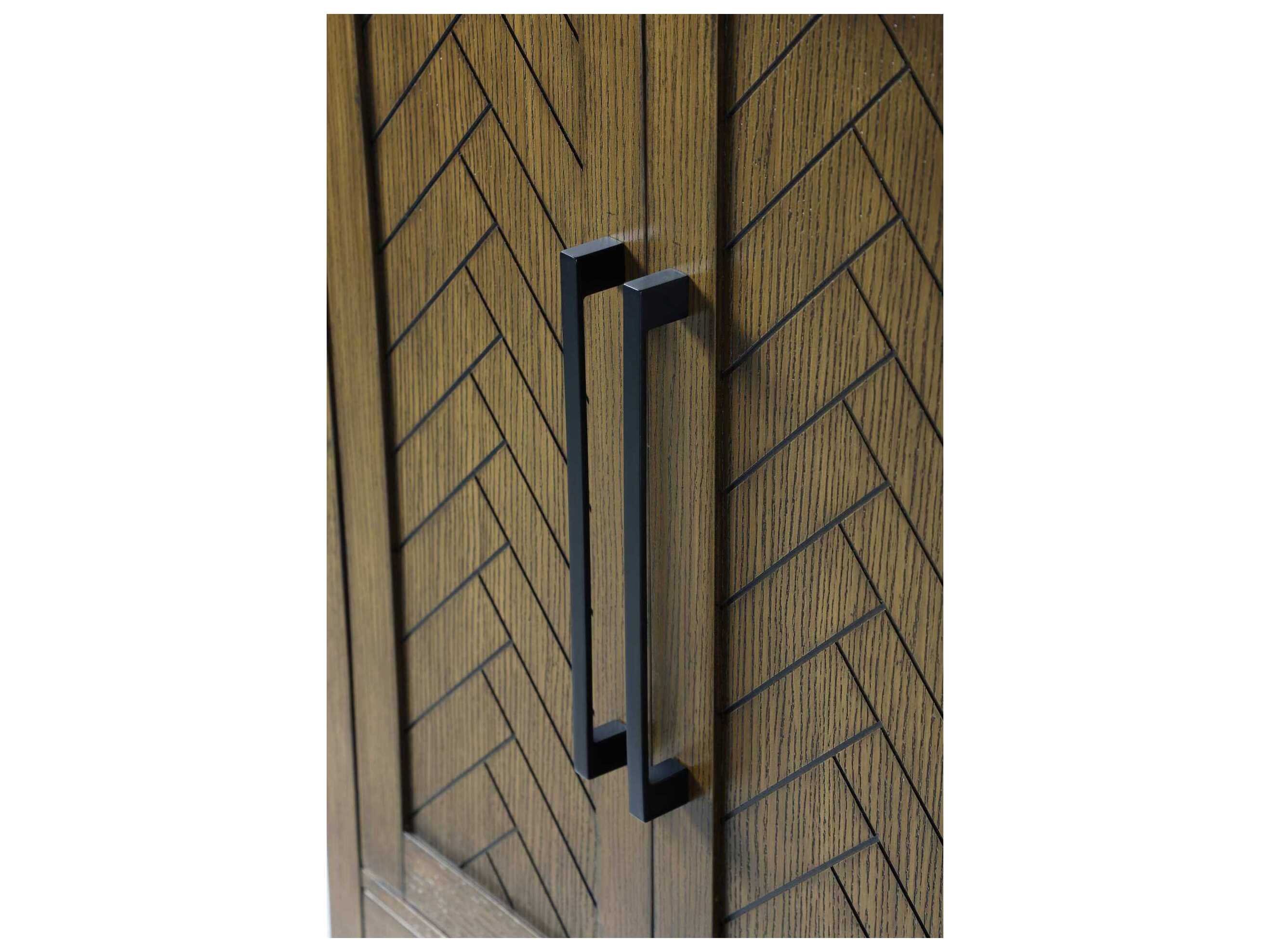 Elegant Lighting Chase Hazel Oak Brown Rubberwood Bath Storage Cabinet