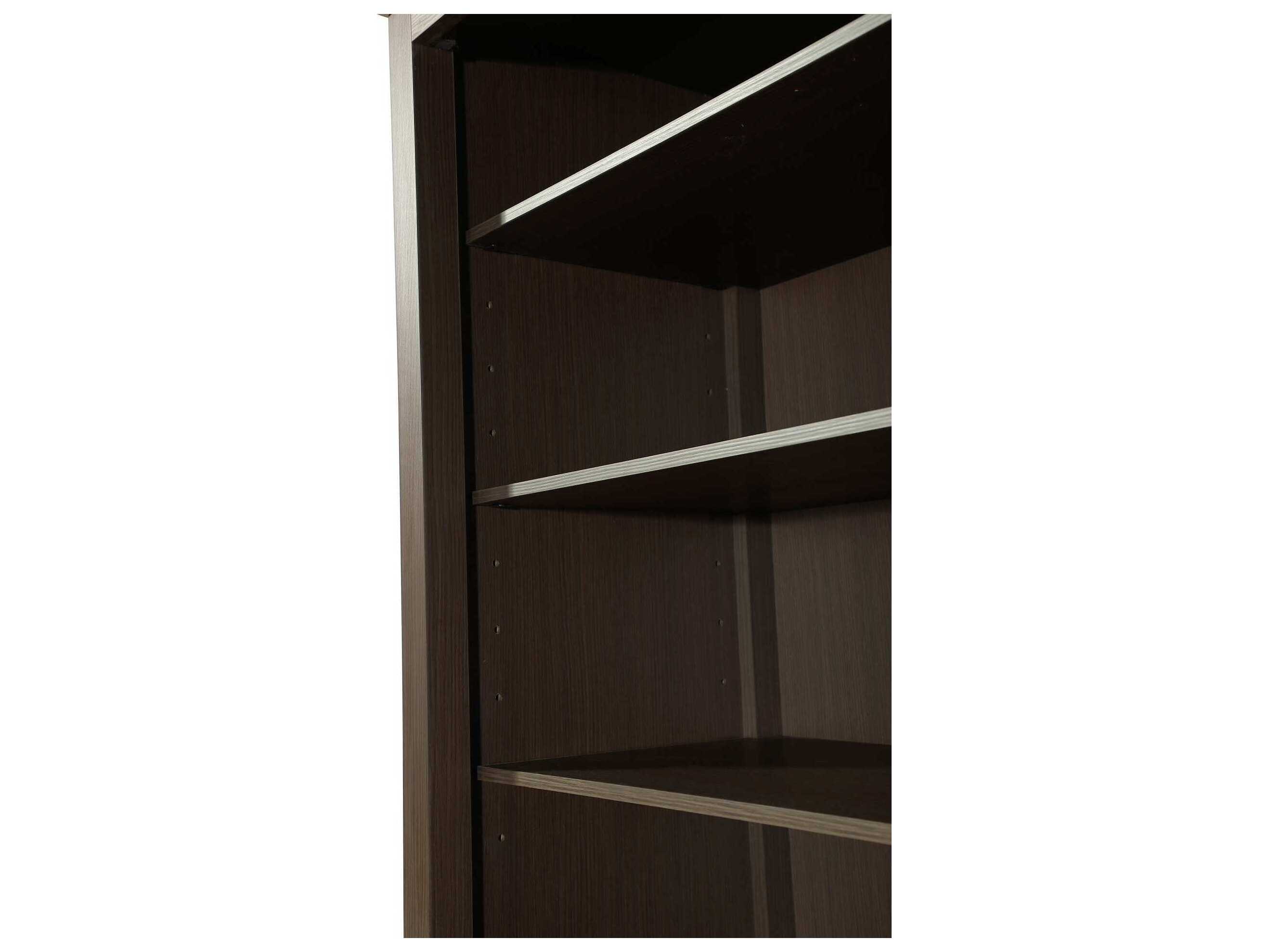 Elegant Lighting Millie Mocha Brown Rubberwood Open Shelving Bath Storage Cabinet