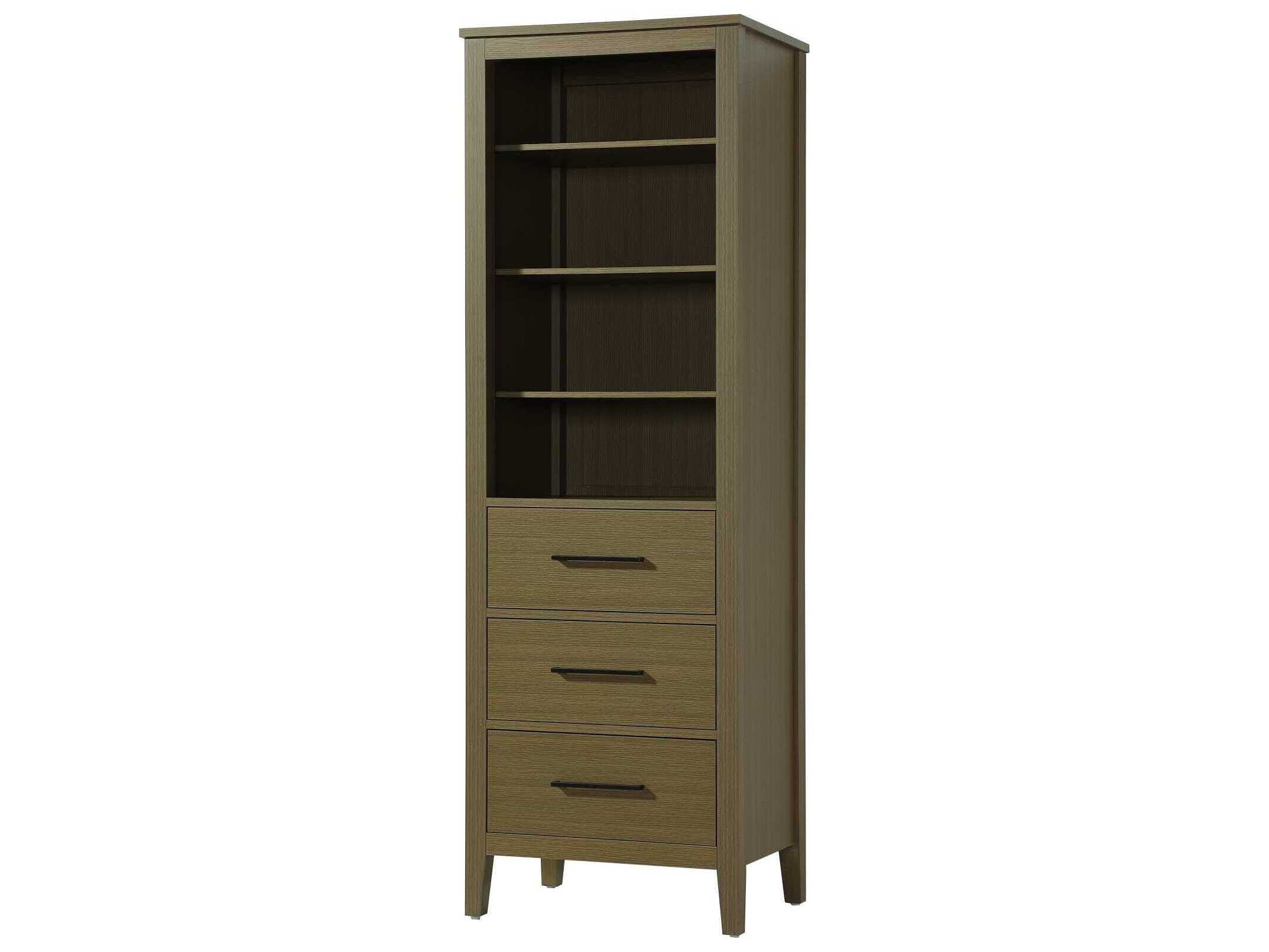 Elegant Lighting Millie Chestnut Brown Rubberwood Open Shelving Bath Storage Cabinet