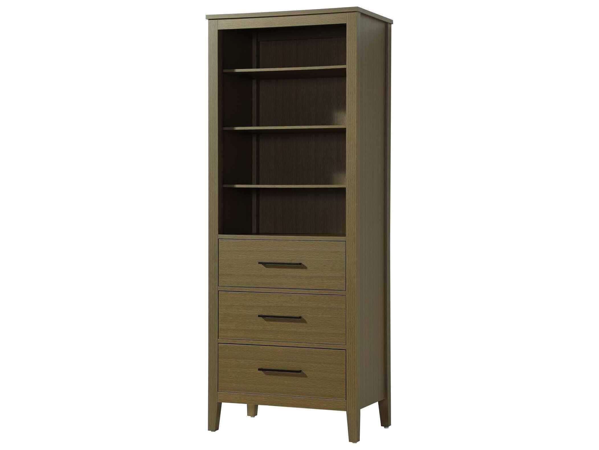 Elegant Lighting Millie Chestnut Brown Rubberwood Open Shelving Bath Storage Cabinet