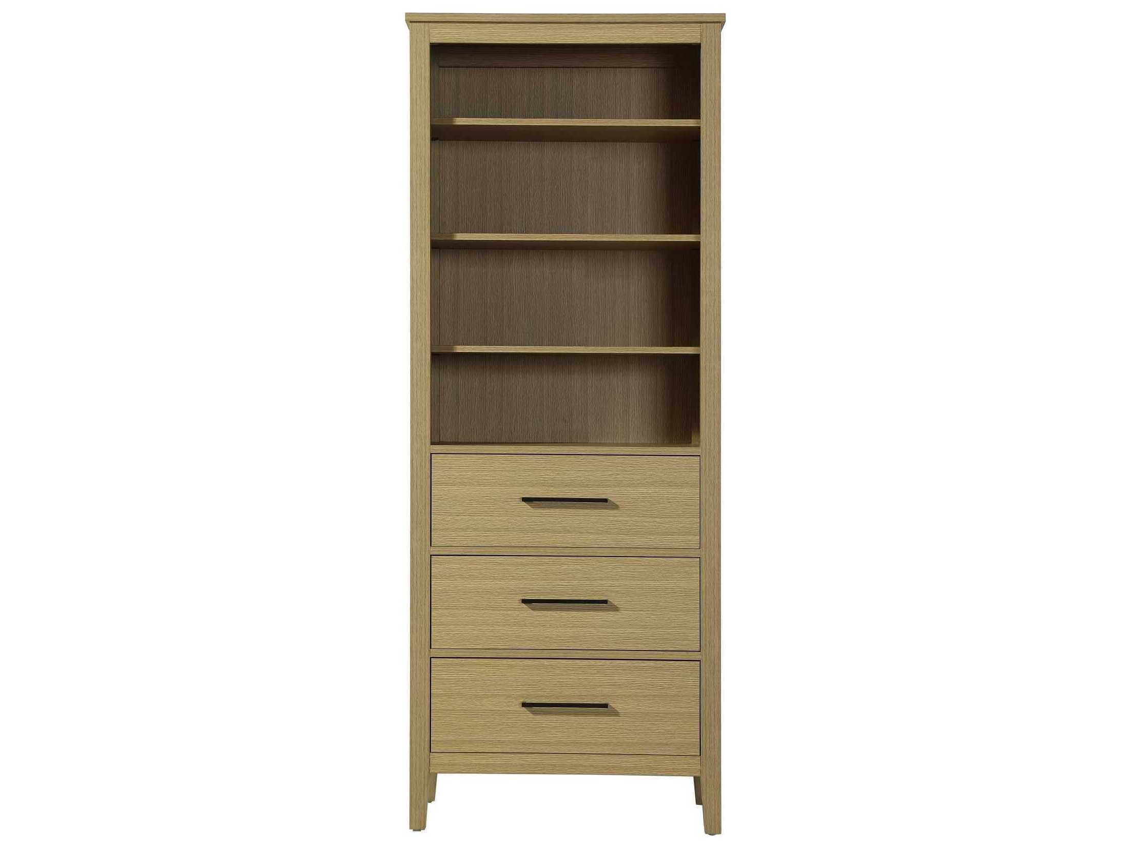 Elegant Lighting Millie Honey Brown Rubberwood Open Shelving Bath Storage Cabinet